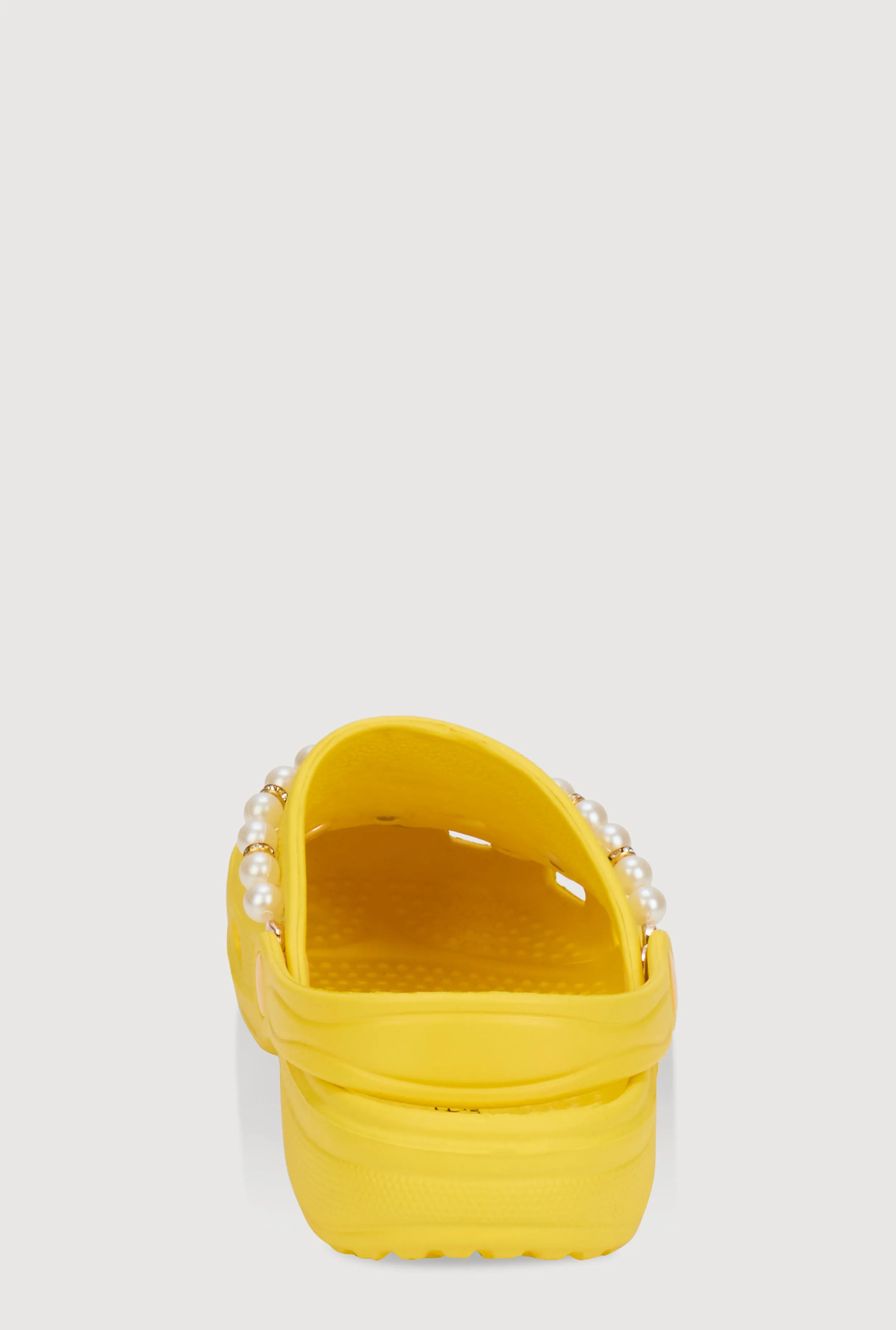 Faux Pearl Rhinestone Charm Slingback Clogs sold by Rainbow product image thumbnail 3