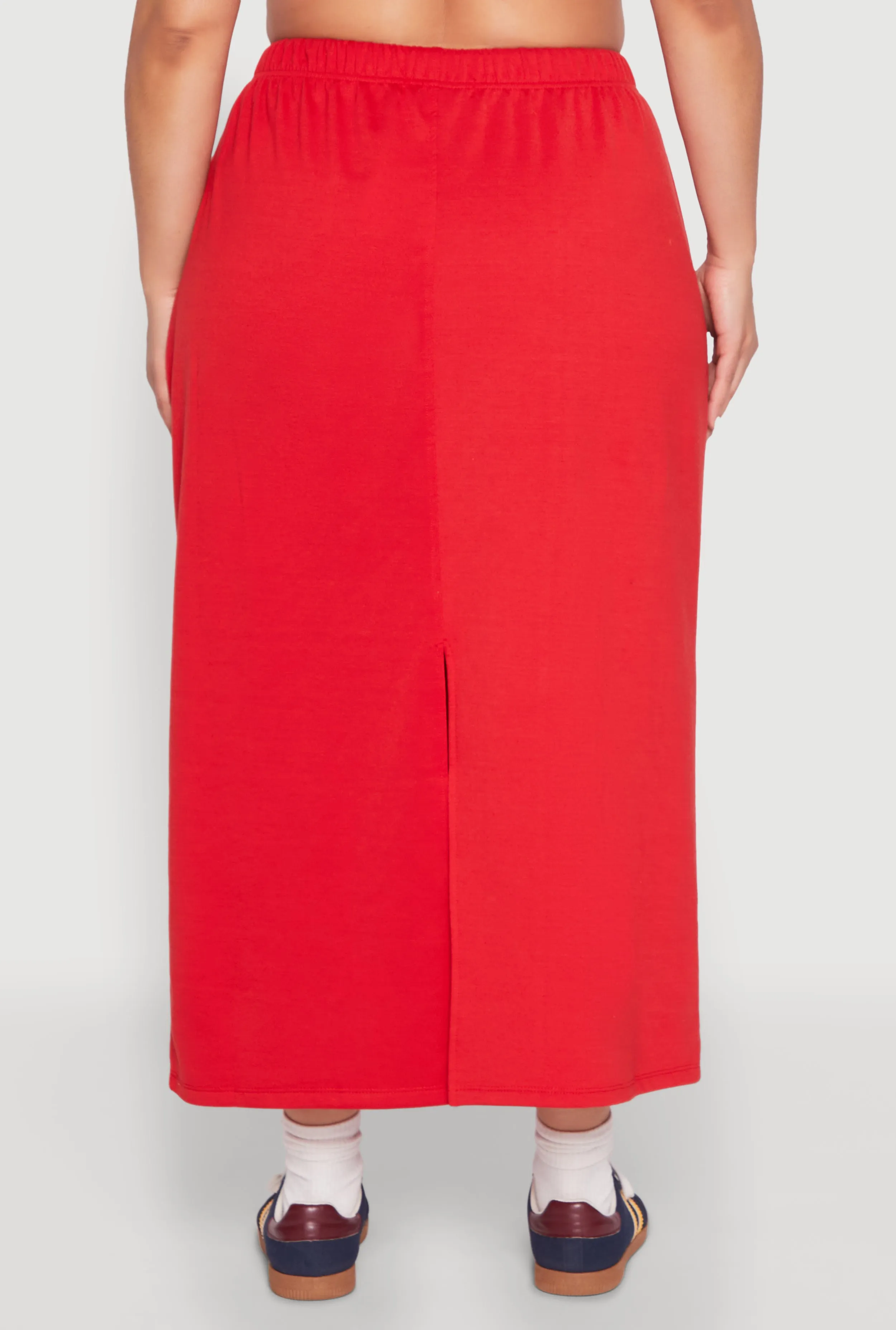 Plus Size Fleece Toggle Drawstring Waist Skirt sold by Rainbow product image thumbnail 5