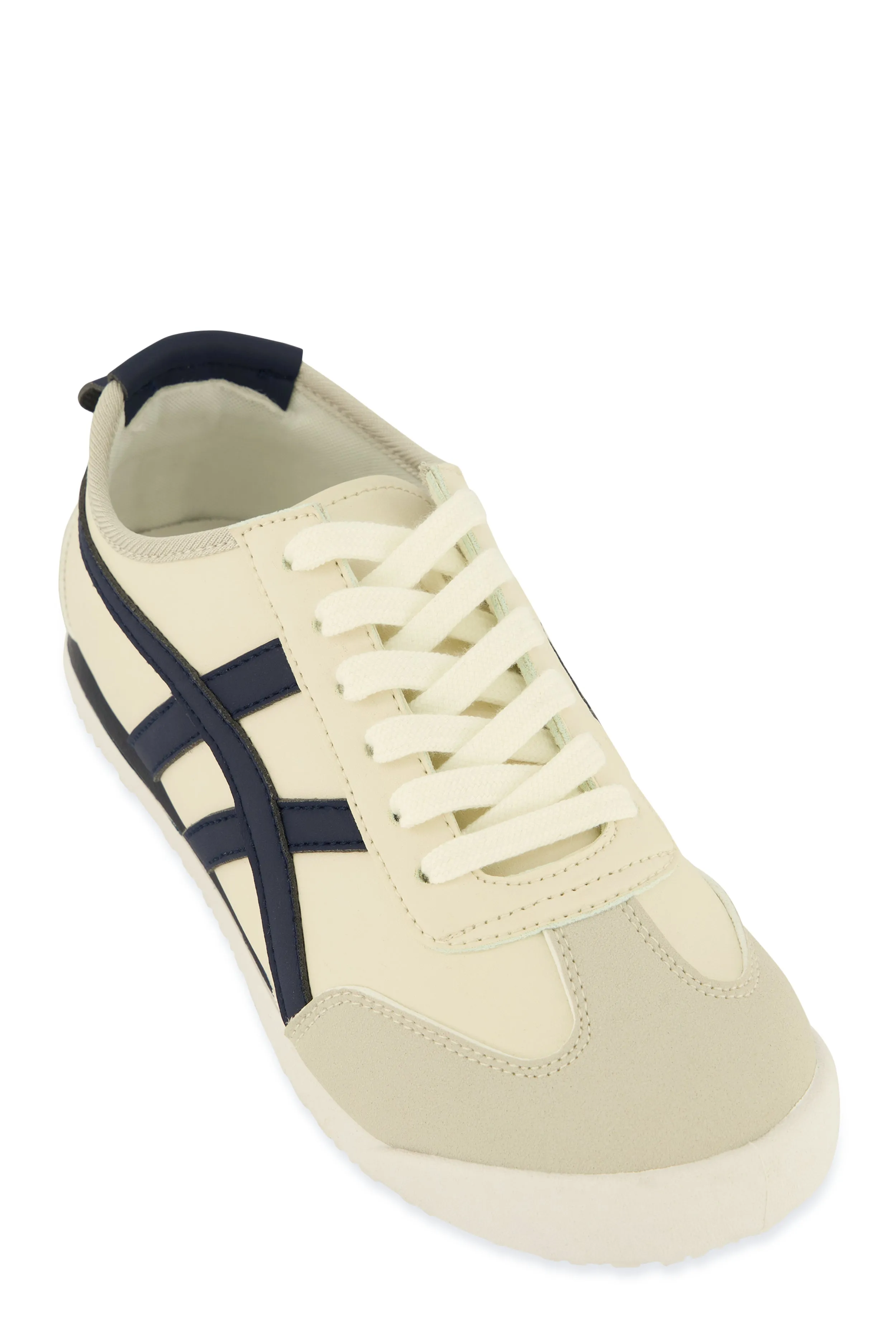 Contrast Trim Low Top Lace Up Sneaker sold by Rainbow