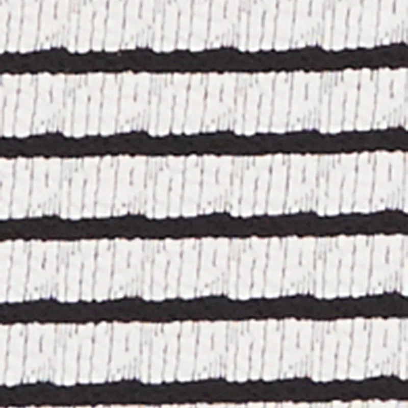 Plus Size Textured Knit Striped Side Slit Skirt sold by Rainbow product image thumbnail 4