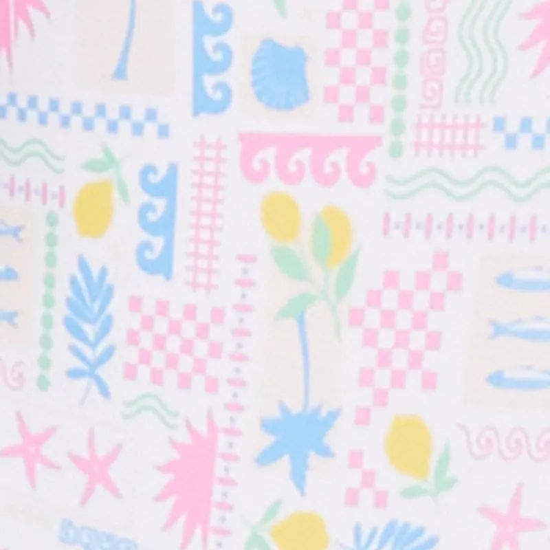 Tropical Geometric Patterned One Piece Swimsuit sold by Rainbow product image thumbnail 4