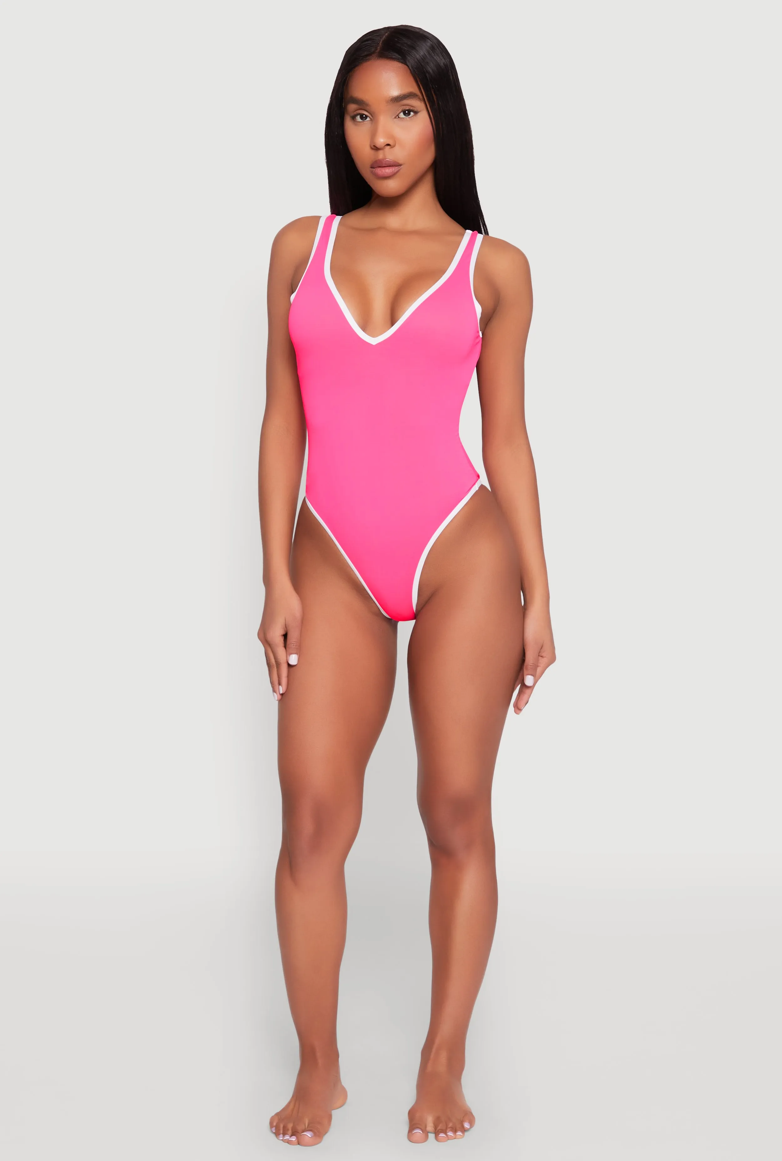 Contrast Trim One Piece Swimsuit sold by Rainbow product image thumbnail 3