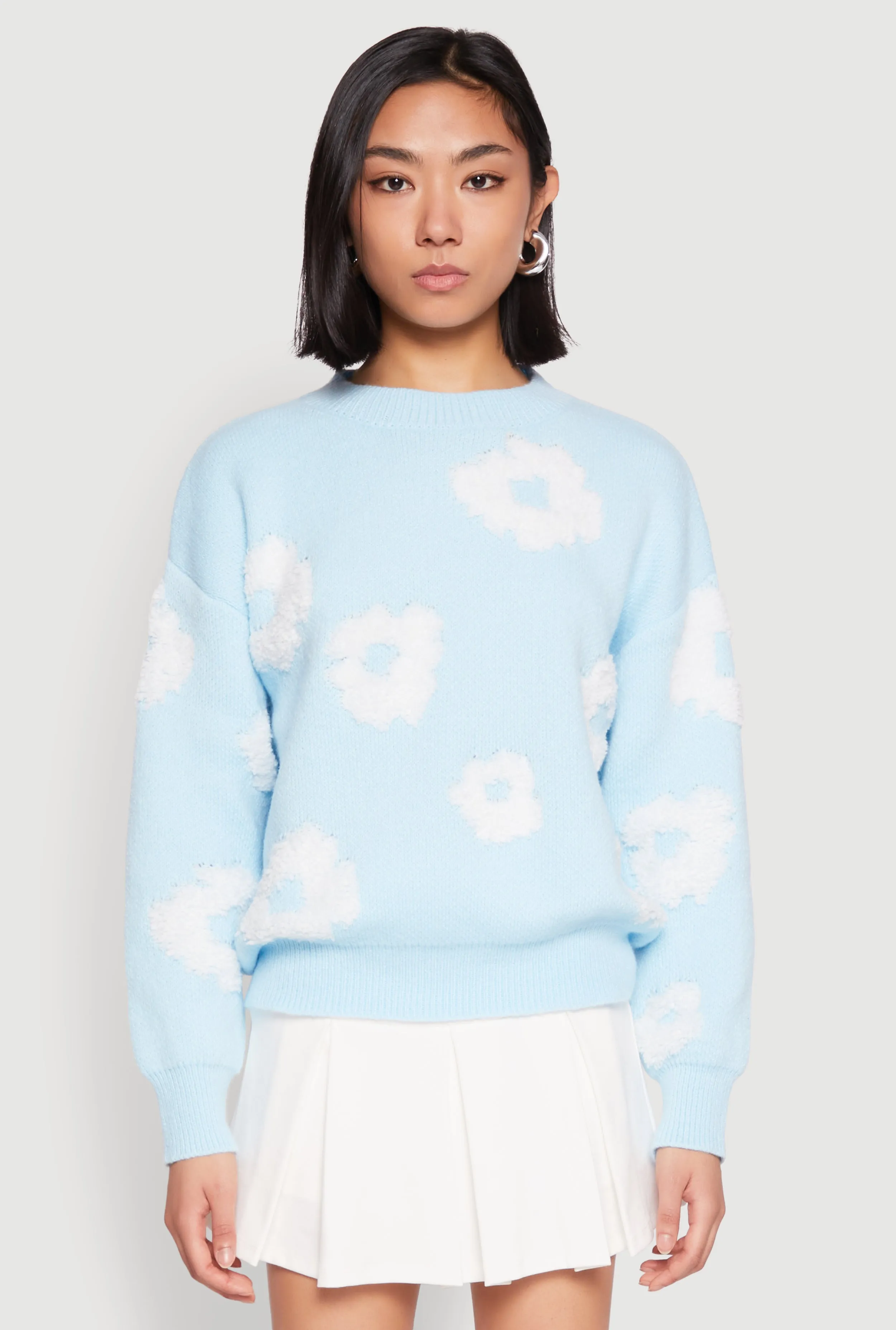 Daisy Flower Tufted Knit Sweater sold by Rainbow product image thumbnail 2