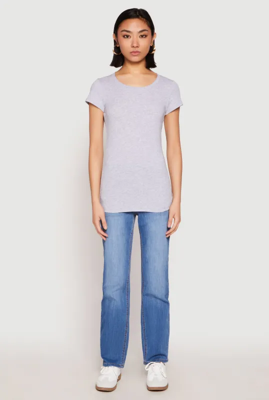 Short Sleeve Scoop Neck Tee sold by Rainbow