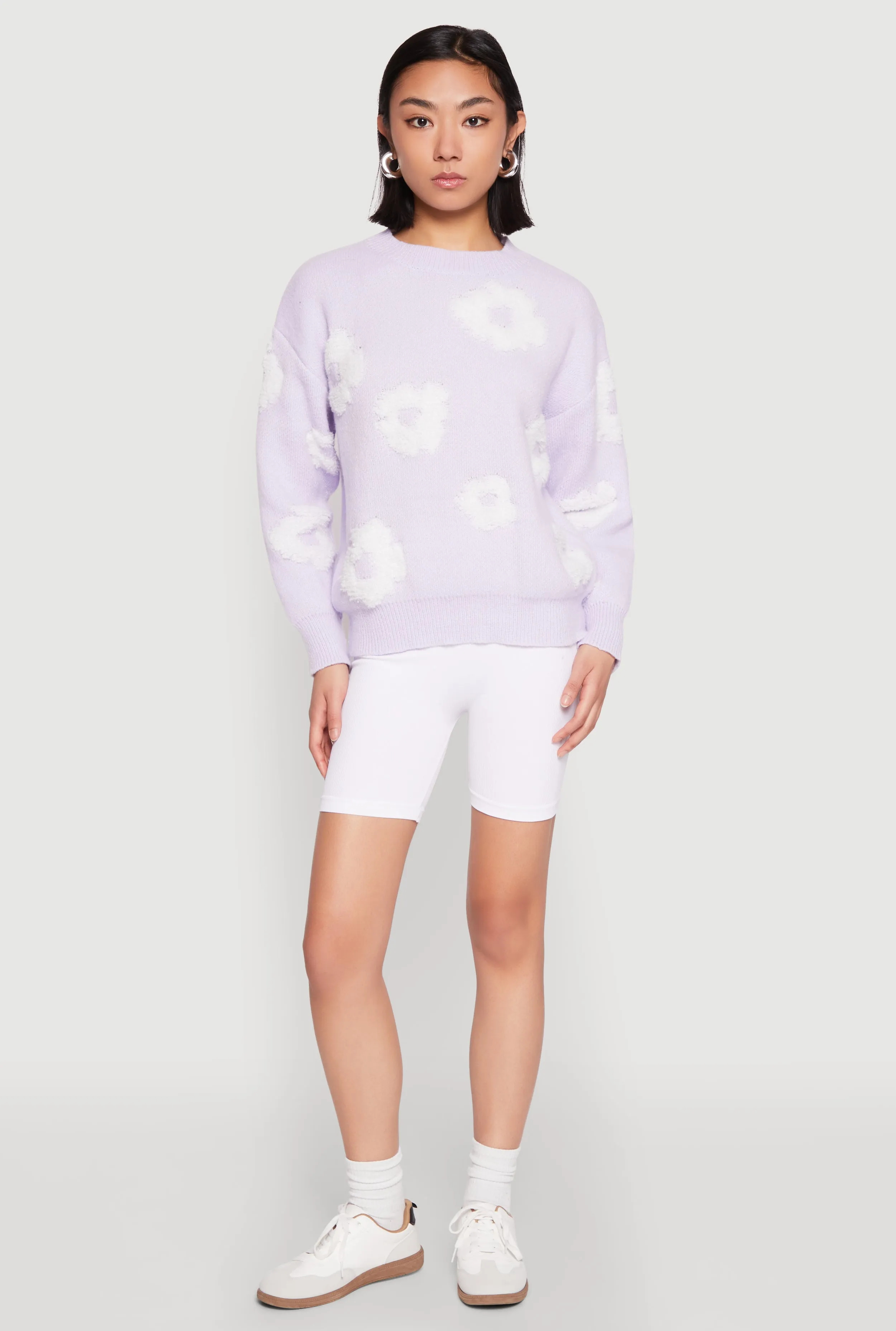 Daisy Flower Tufted Knit Sweater sold by Rainbow product image thumbnail 3