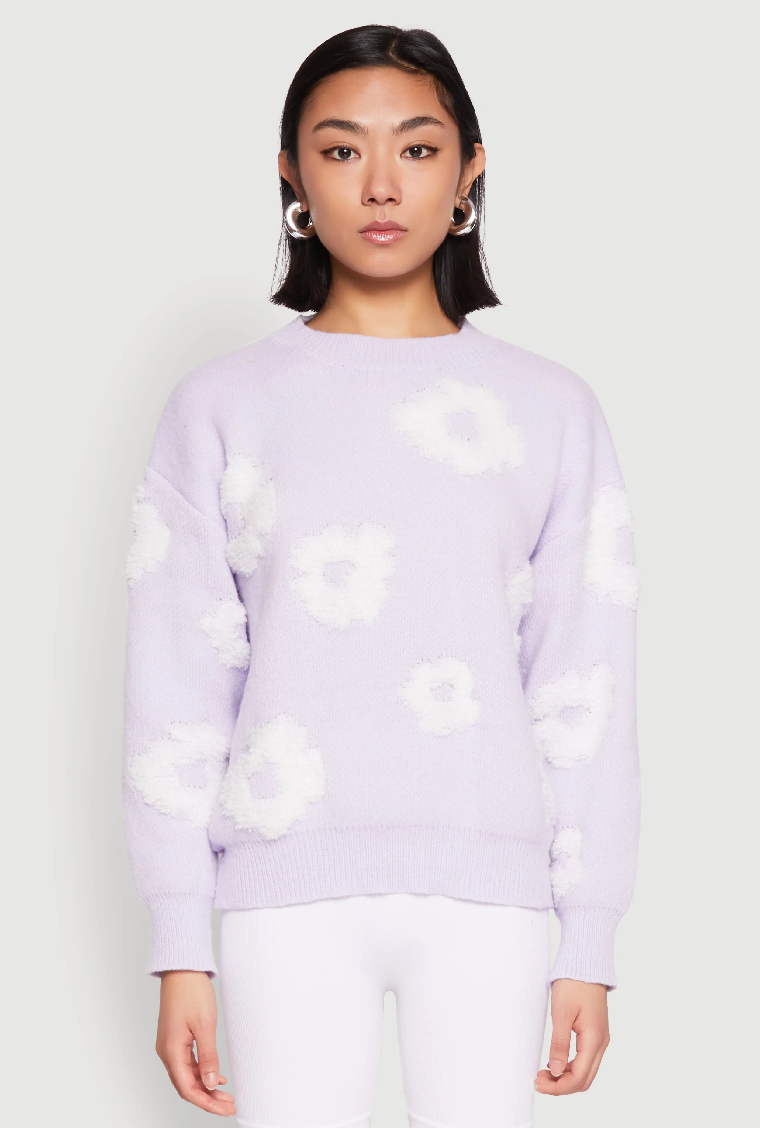 Daisy Flower Tufted Knit Sweater sold by Rainbow product image thumbnail 2