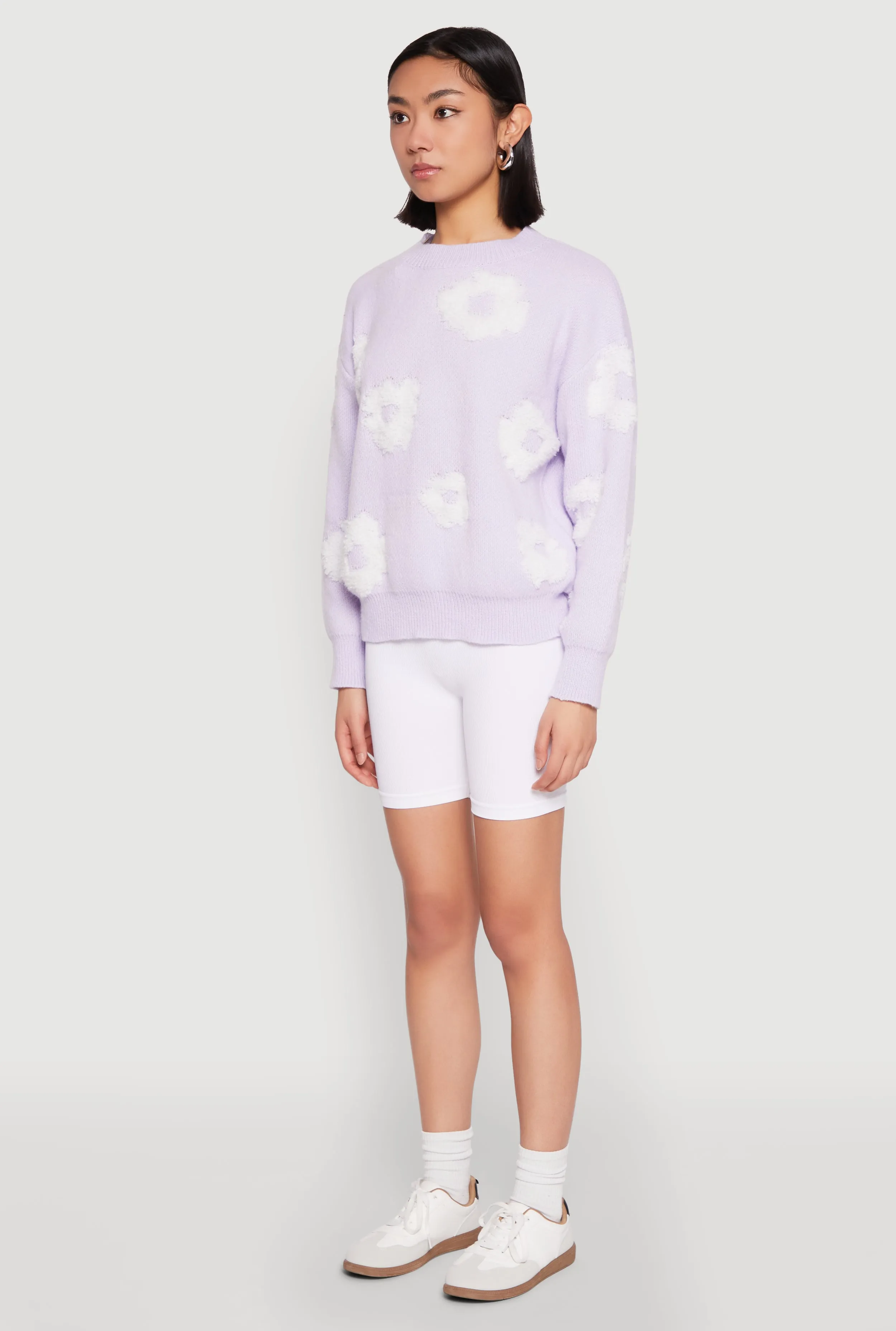 Daisy Flower Tufted Knit Sweater sold by Rainbow product image thumbnail 5