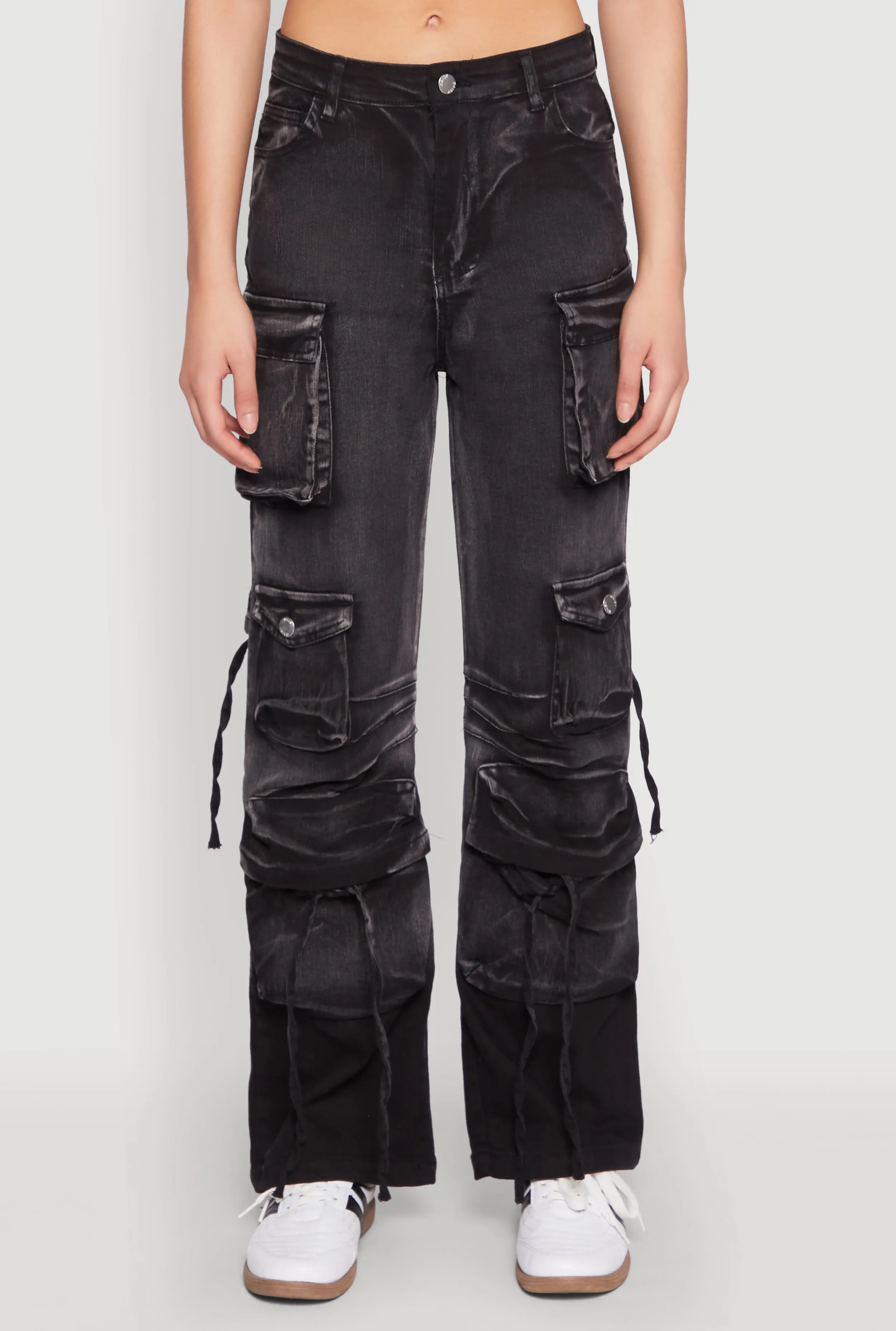 Daisy Mineral Wash Cargo Baggy Jeans sold by Rainbow product image thumbnail 5