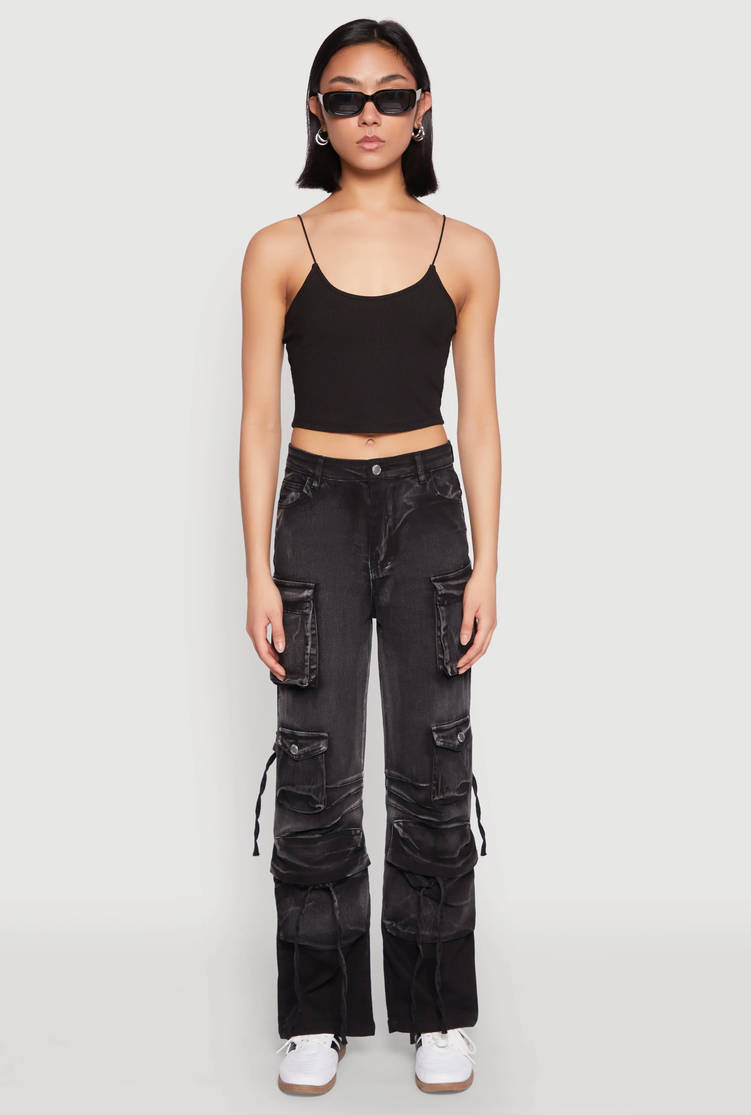 Daisy Mineral Wash Cargo Baggy Jeans sold by Rainbow product image thumbnail 2