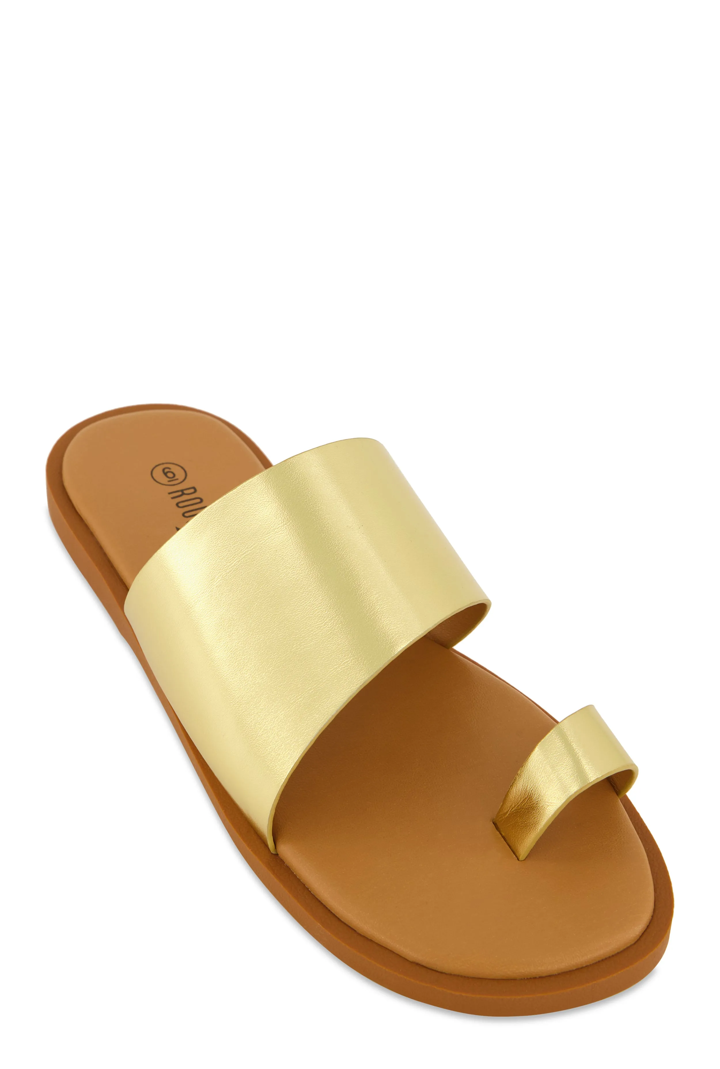 Single Band Toe Loop Slide Sandals sold by Rainbow
