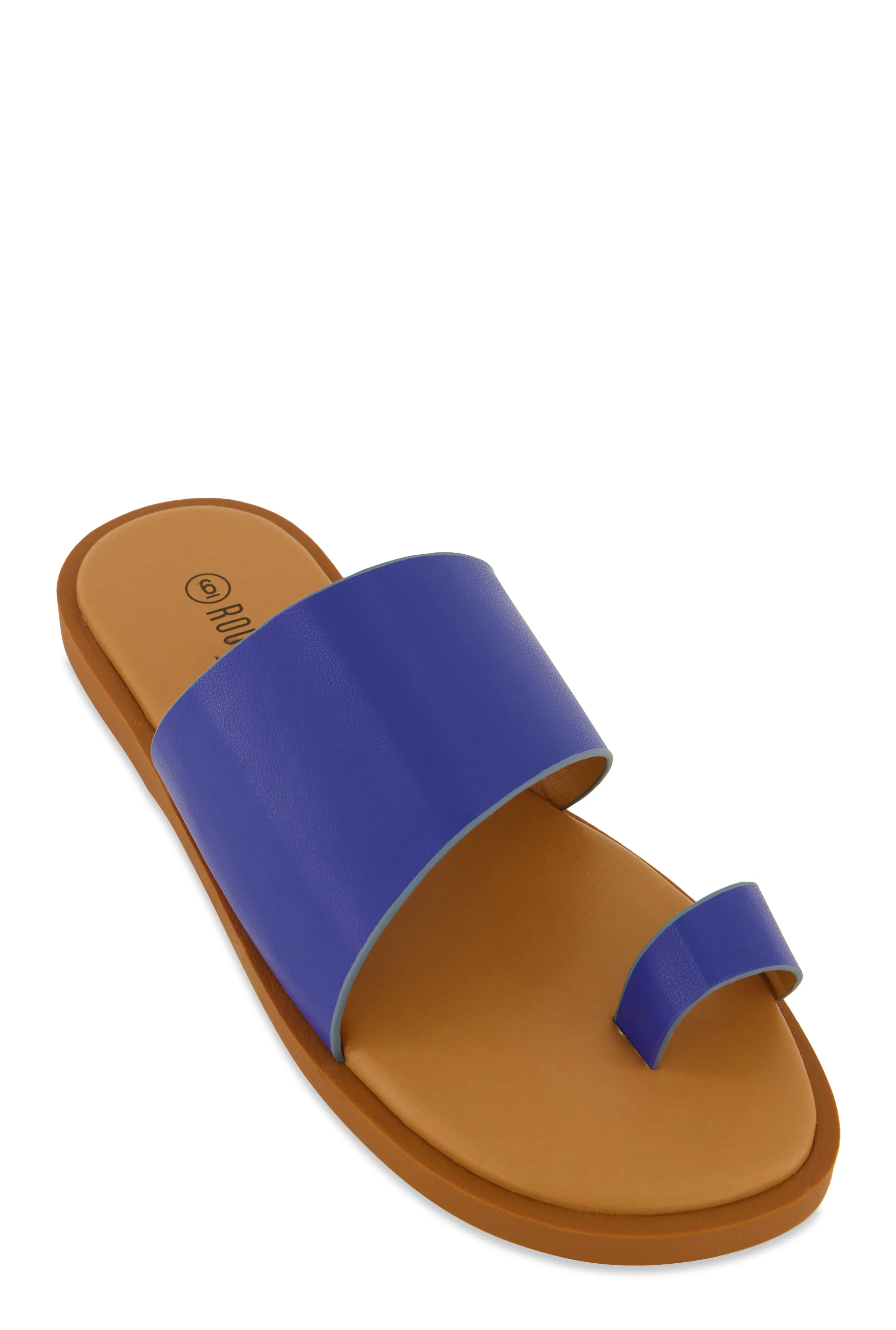 Single Band Toe Loop Slide Sandals sold by Rainbow
