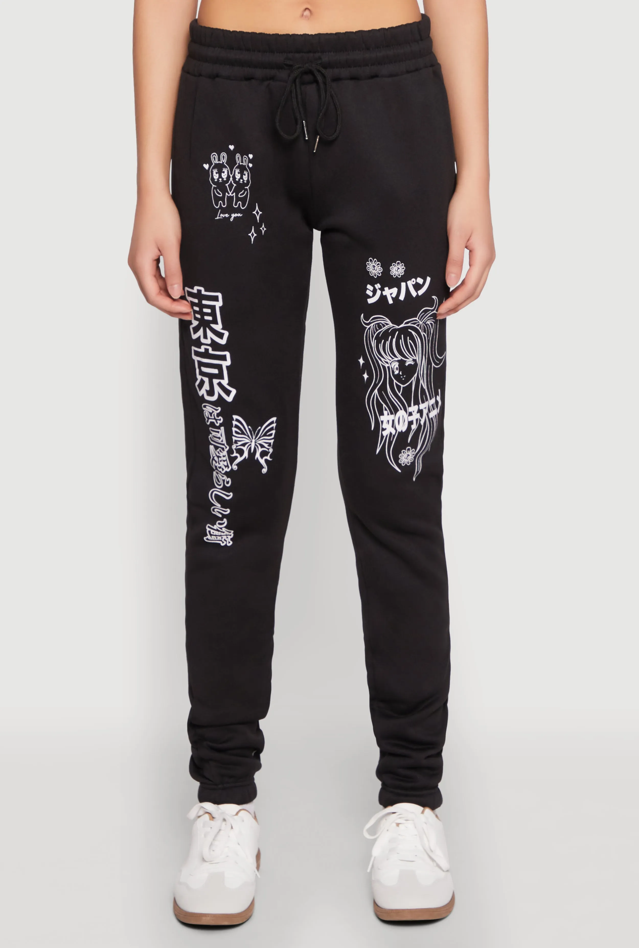Anime Graphic Print Sweatpants sold by Rainbow product image thumbnail 5