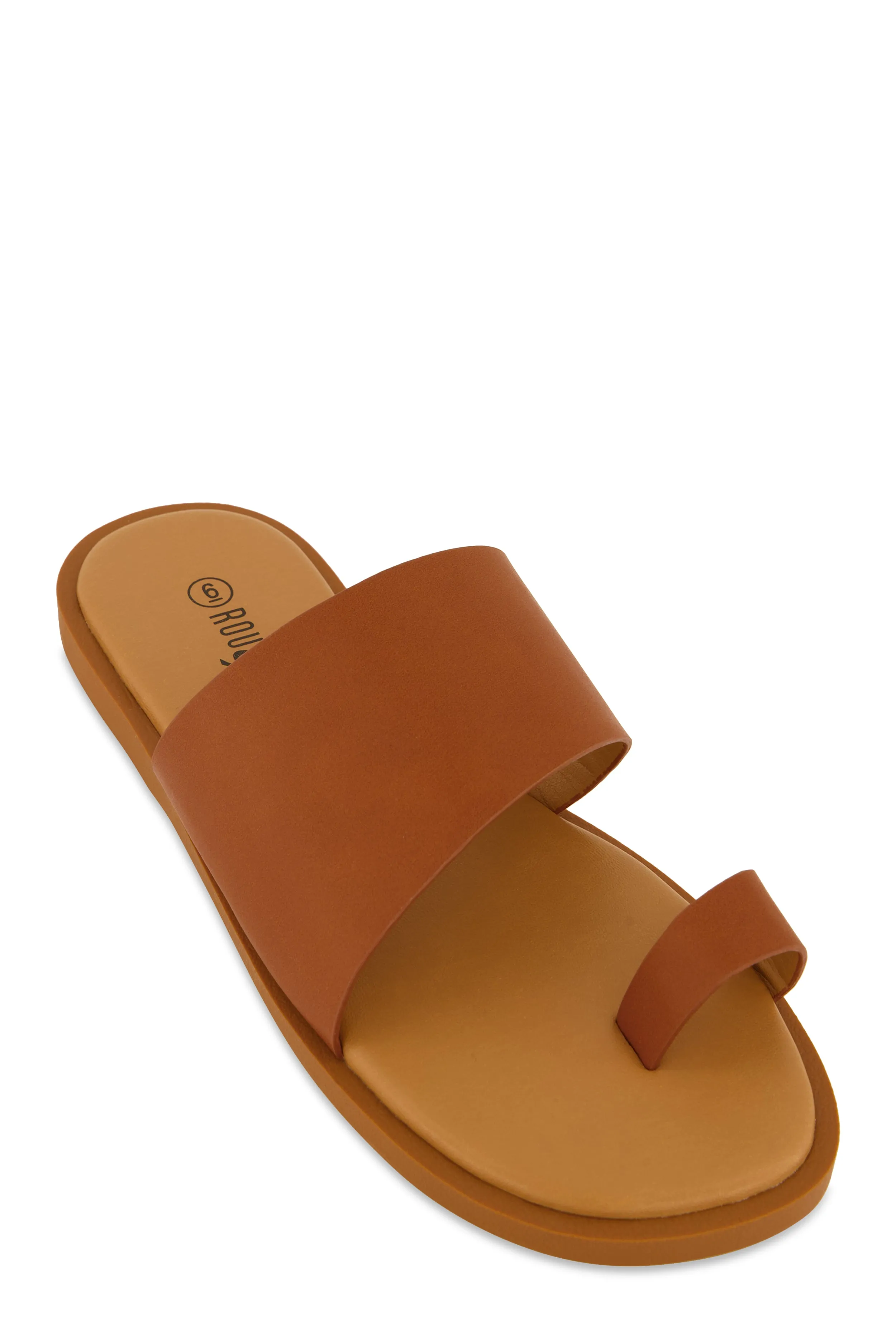 Single Band Toe Loop Slide Sandals sold by Rainbow