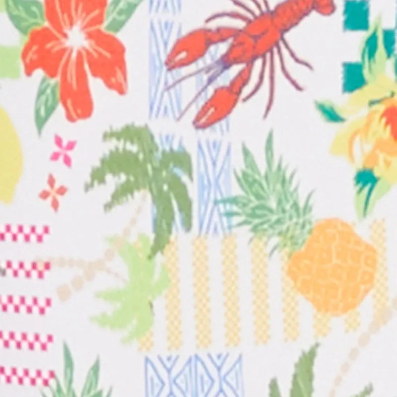 Tropical Floral Print One Piece Swimsuit sold by Rainbow product image thumbnail 4