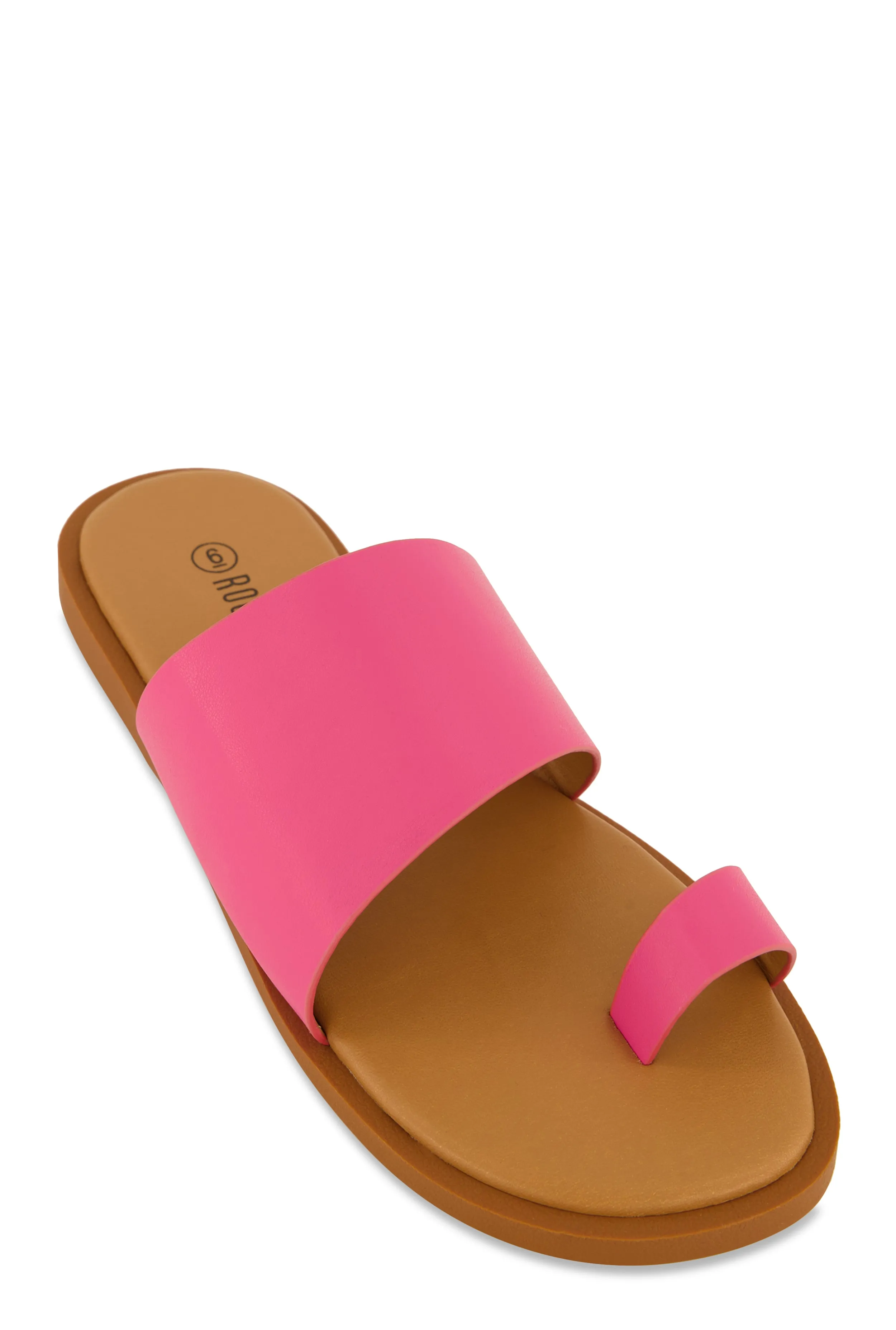 Single Band Toe Loop Slide Sandals sold by Rainbow