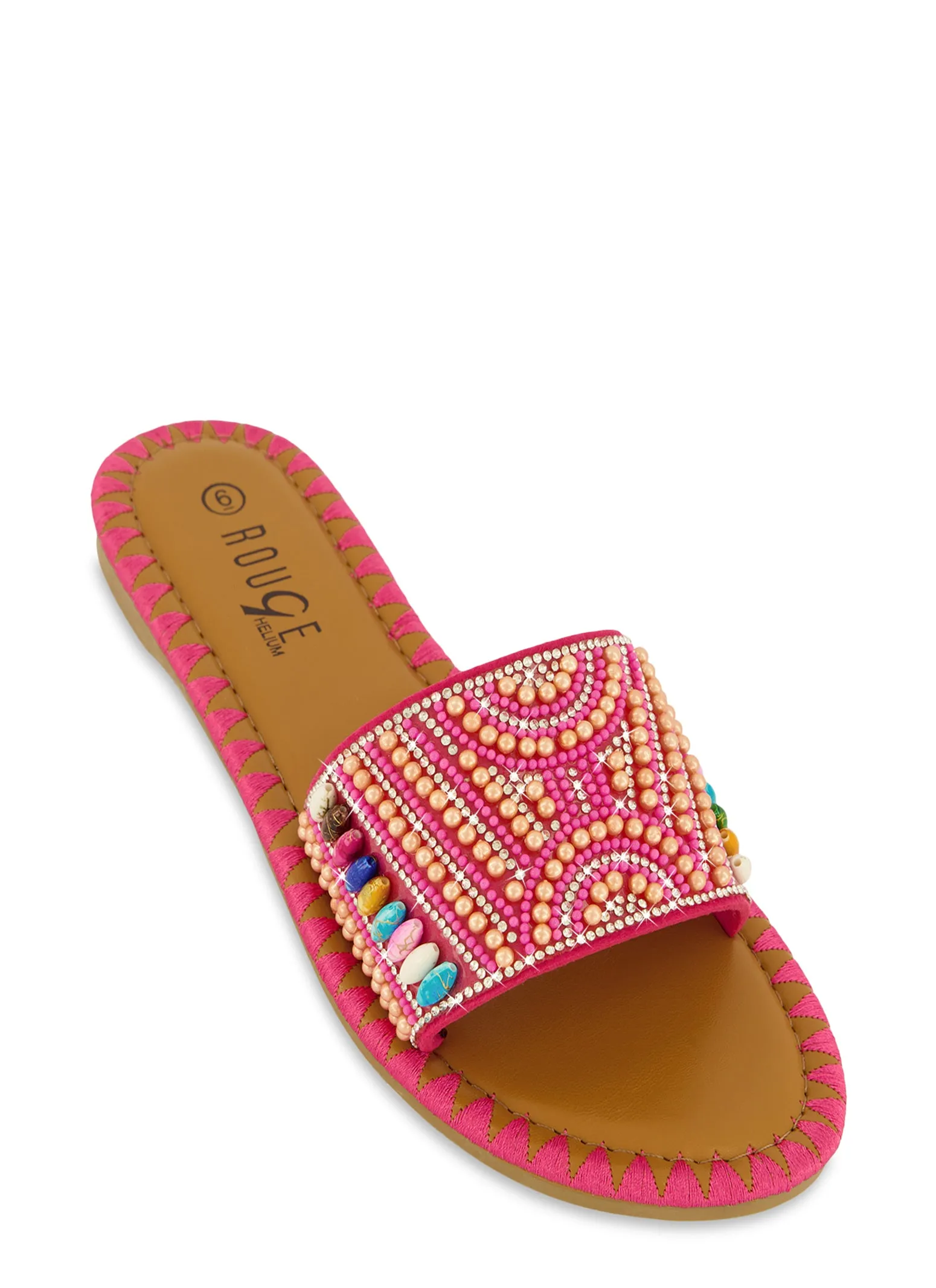 Bohemian Slide Sandals sold by Rainbow