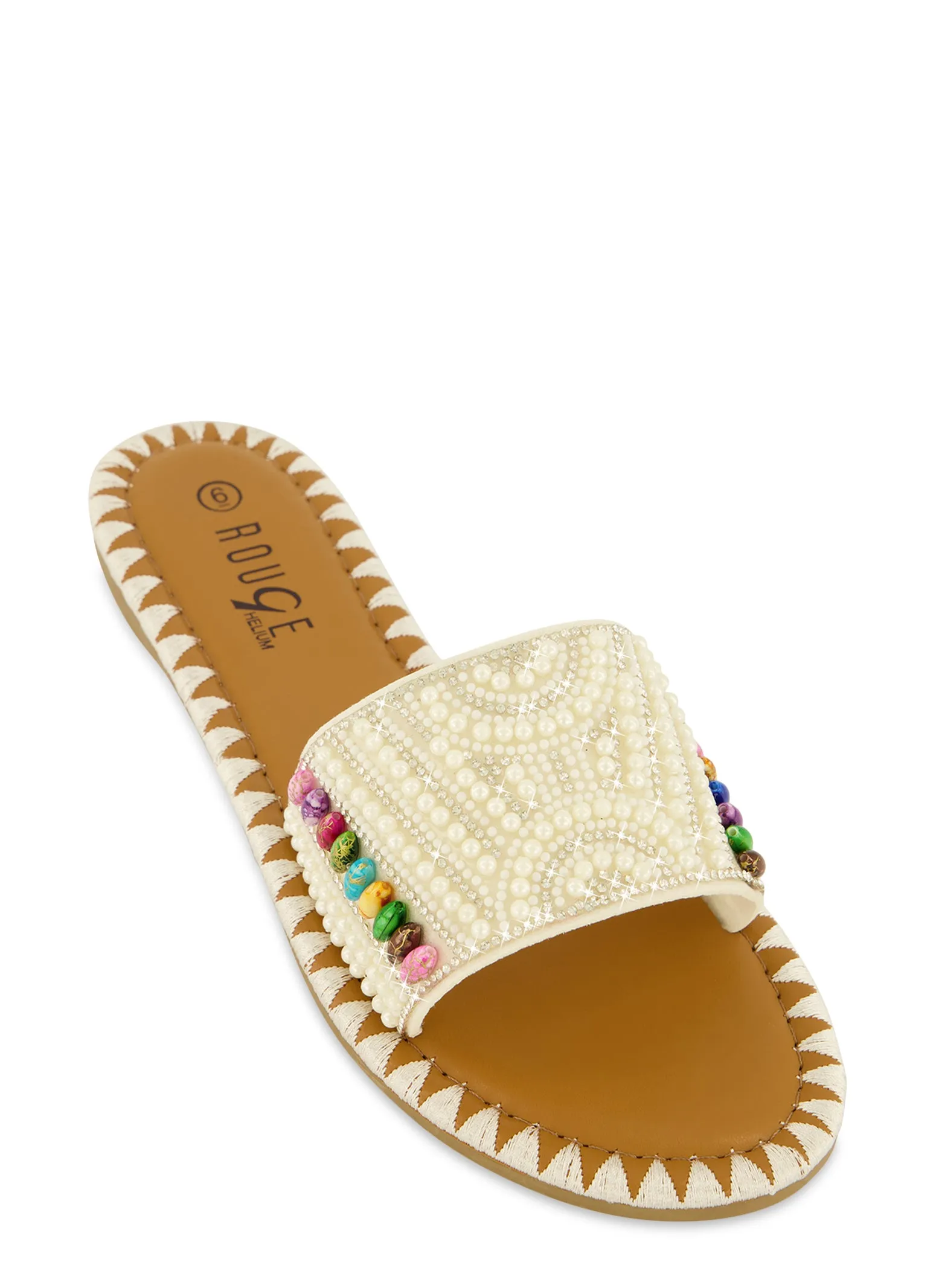 Bohemian Slide Sandals sold by Rainbow