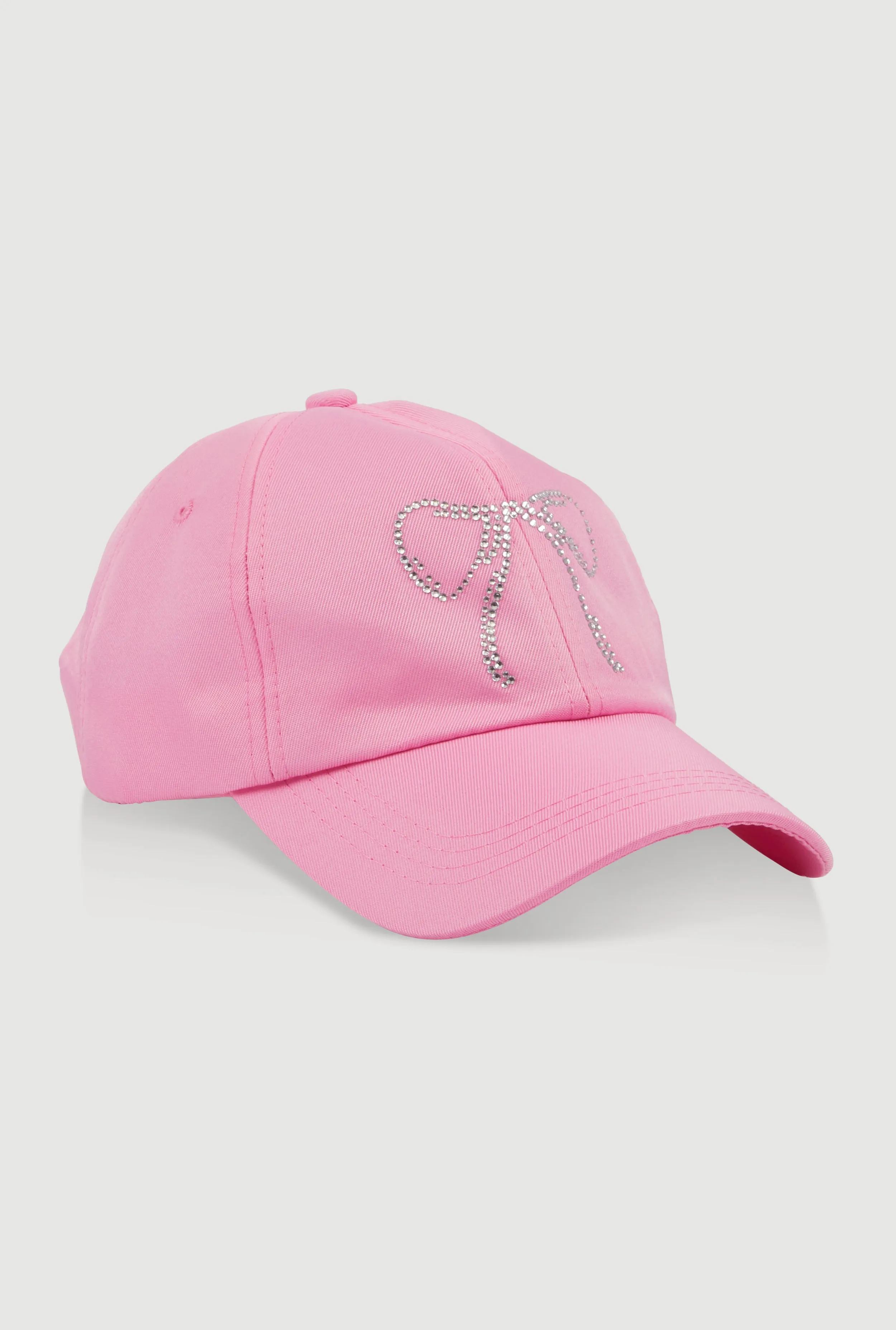 Rhinestone Bow Baseball Cap sold by Rainbow