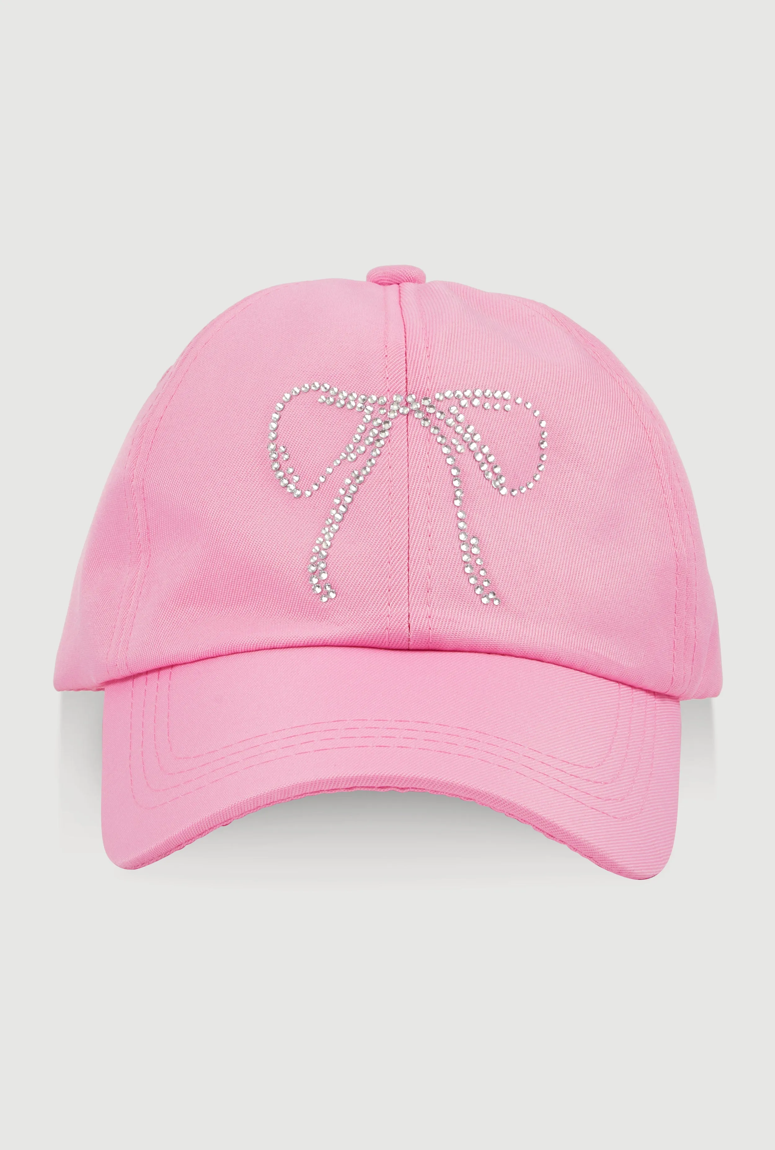 Rhinestone Bow Baseball Cap sold by Rainbow product image thumbnail 3