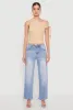 Textured Knit Tie Strap One Shoulder Top sold by Rainbow