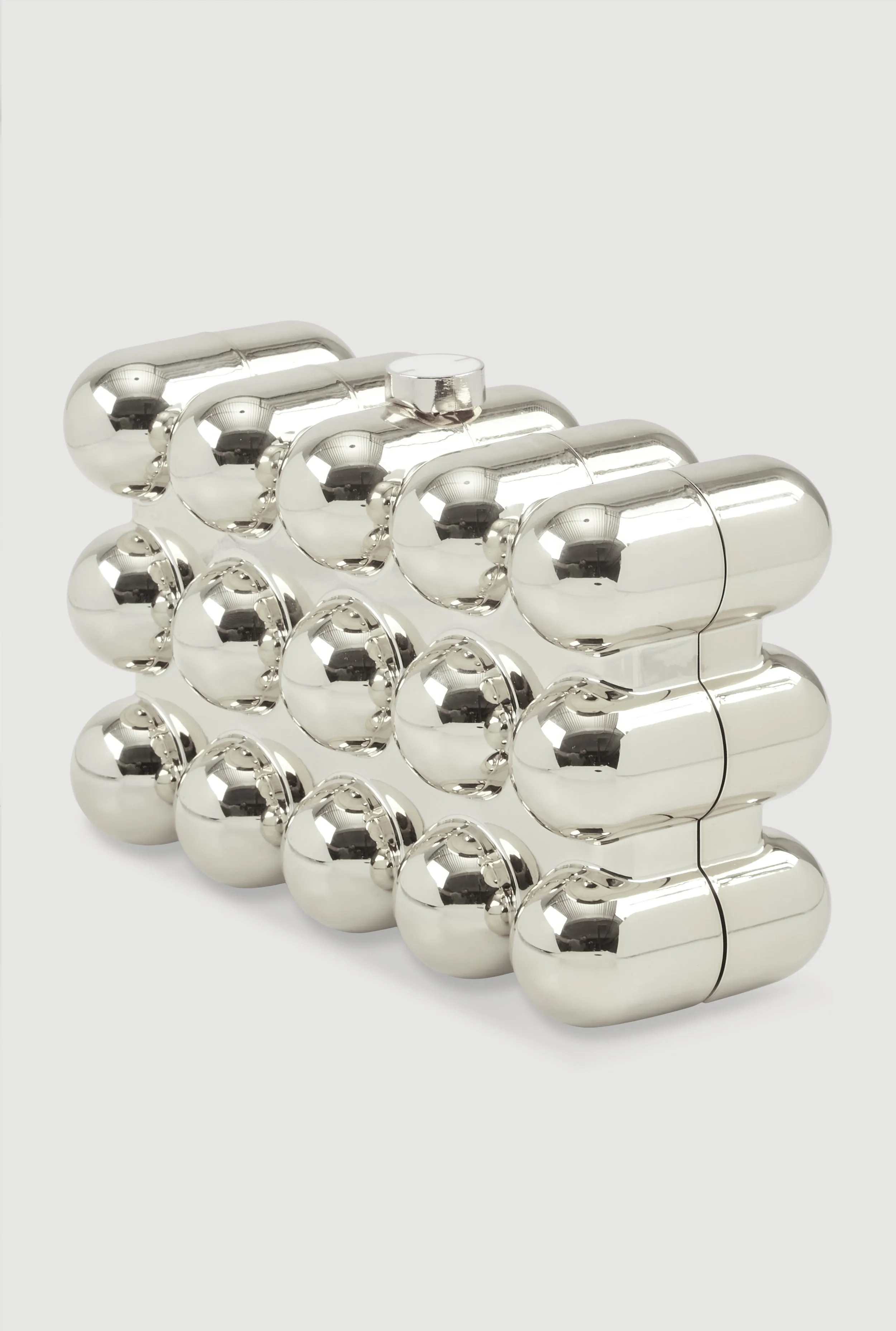 Bubble Metallic Clutch sold by Rainbow product image thumbnail 3