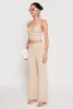Crochet Striped Crop Top sold by Rainbow