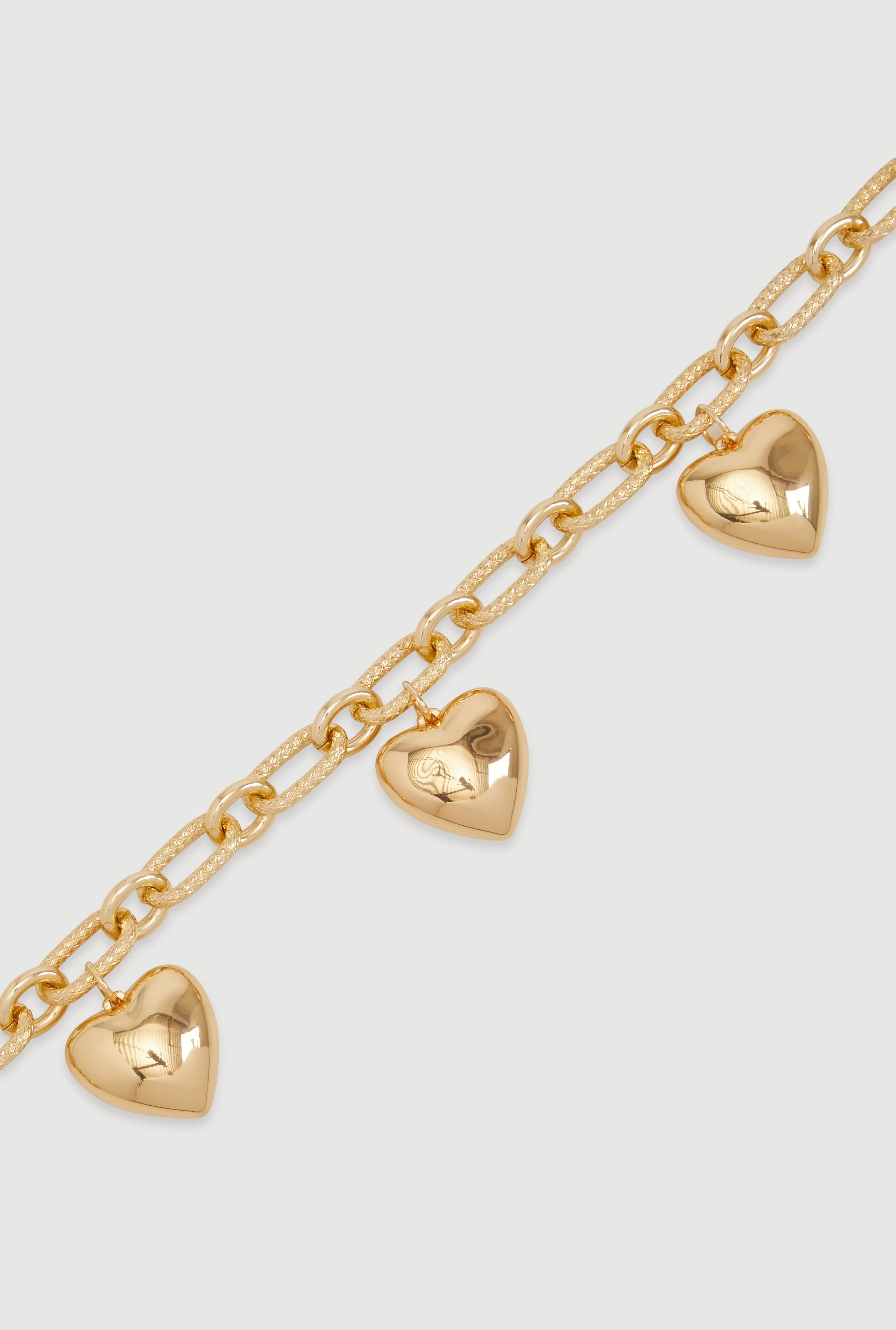 Heart Charm Chain Belt sold by Rainbow product image thumbnail 3