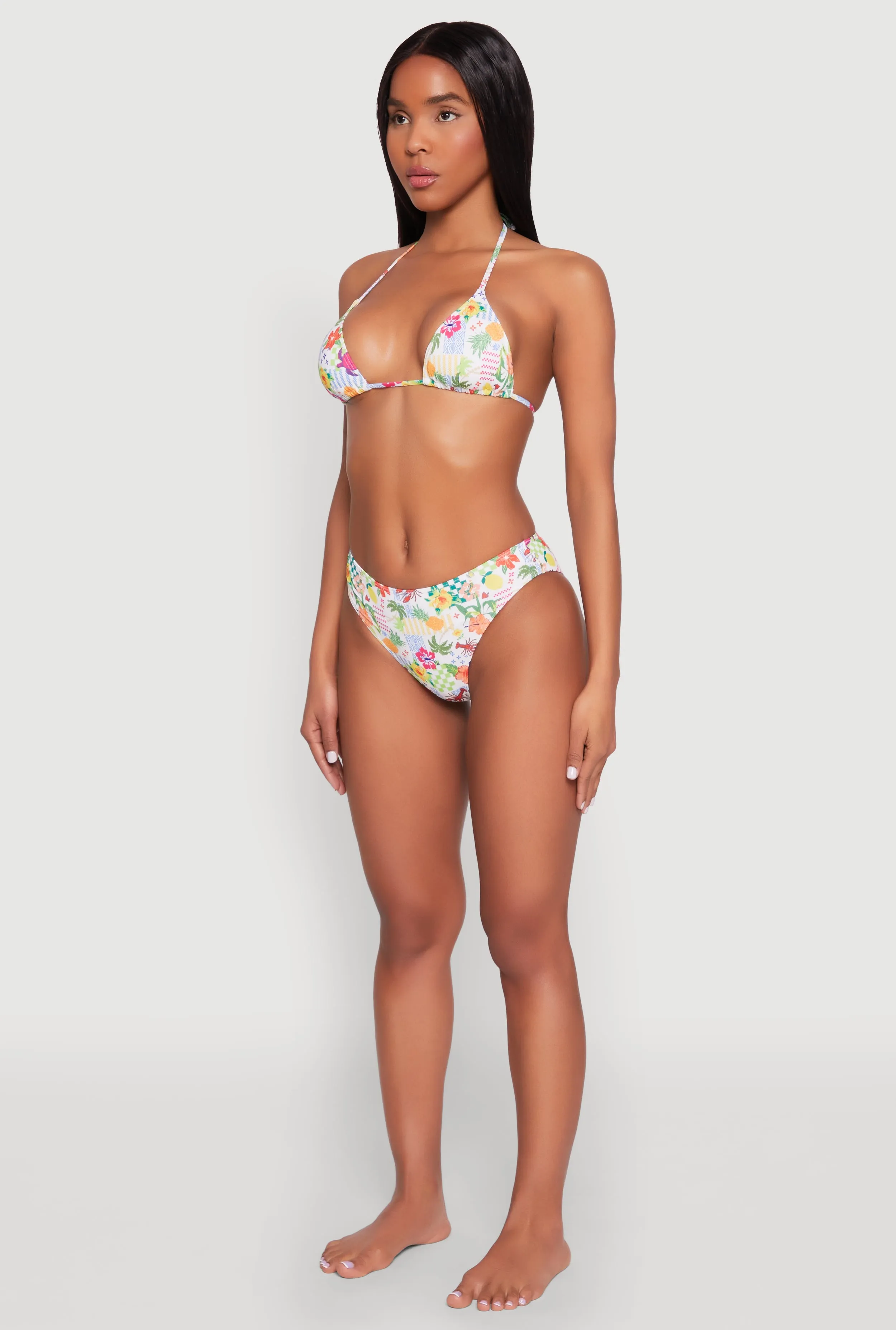 Tropical Print Hipster Bikini Bottoms sold by Rainbow product image thumbnail 5