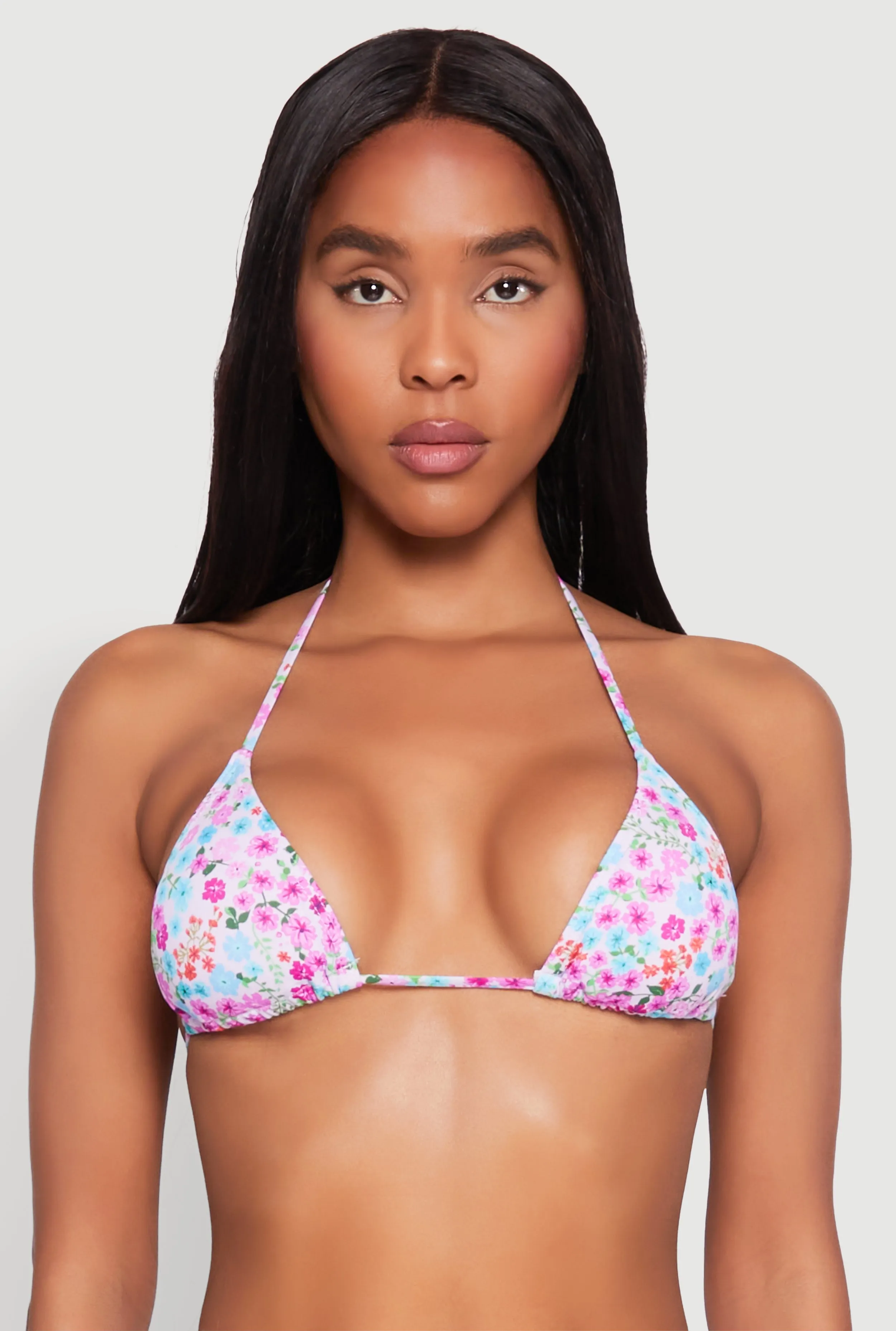 Ditsy Floral Swim Bikini Top sold by Rainbow