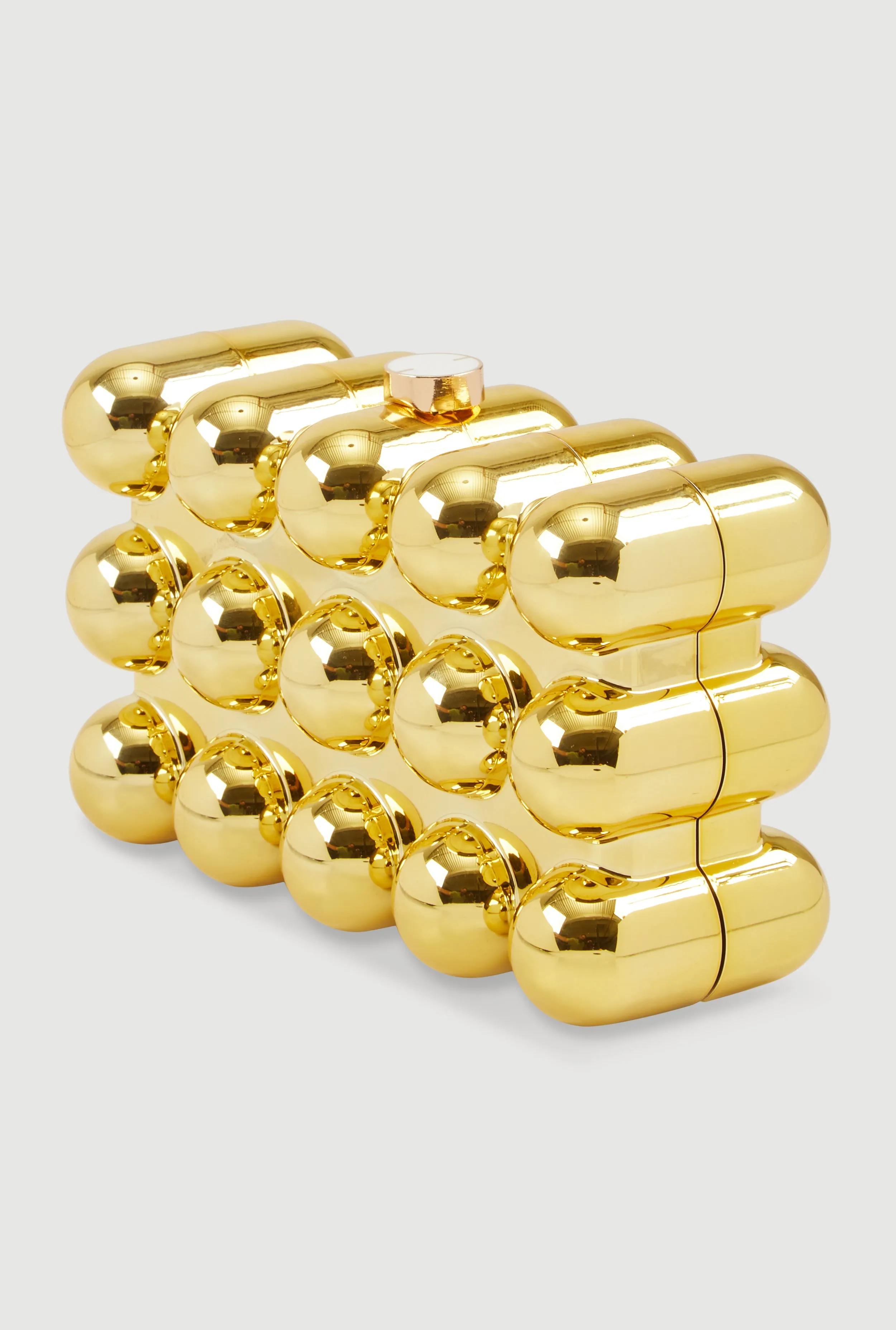 Bubble Metallic Clutch sold by Rainbow product image thumbnail 3