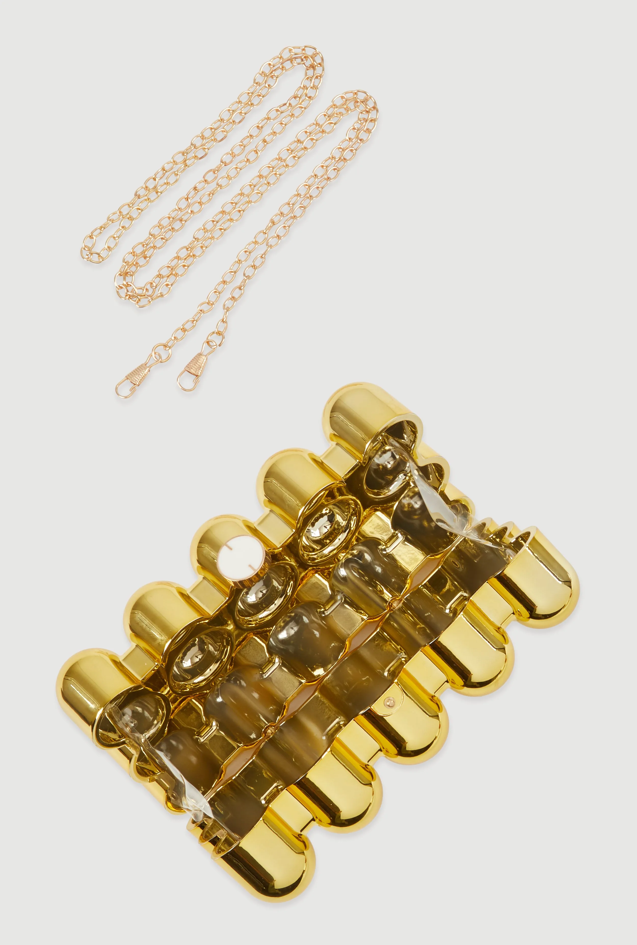 Bubble Metallic Clutch sold by Rainbow product image thumbnail 5