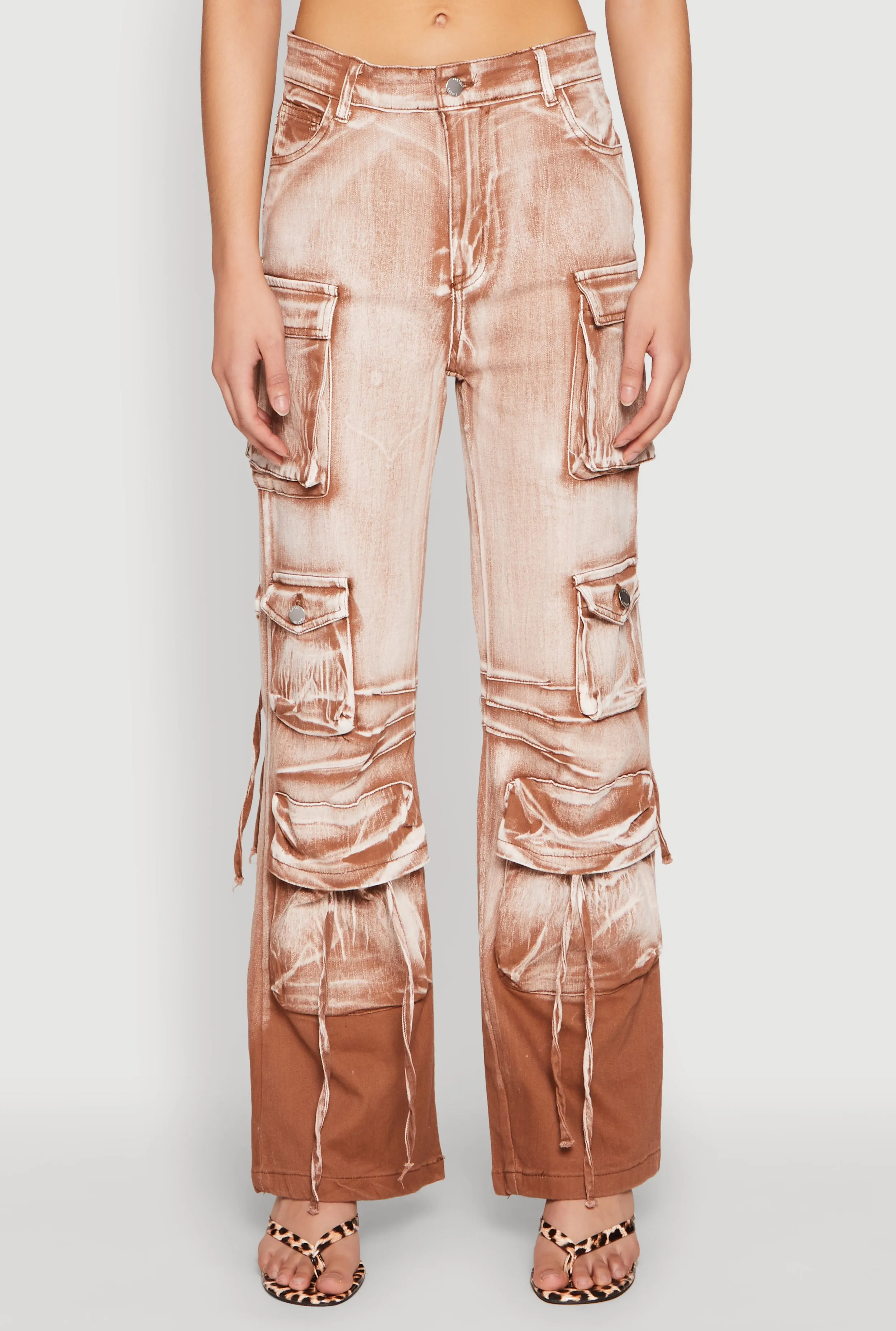 Daisy Mineral Wash Cargo Baggy Jeans sold by Rainbow product image thumbnail 5