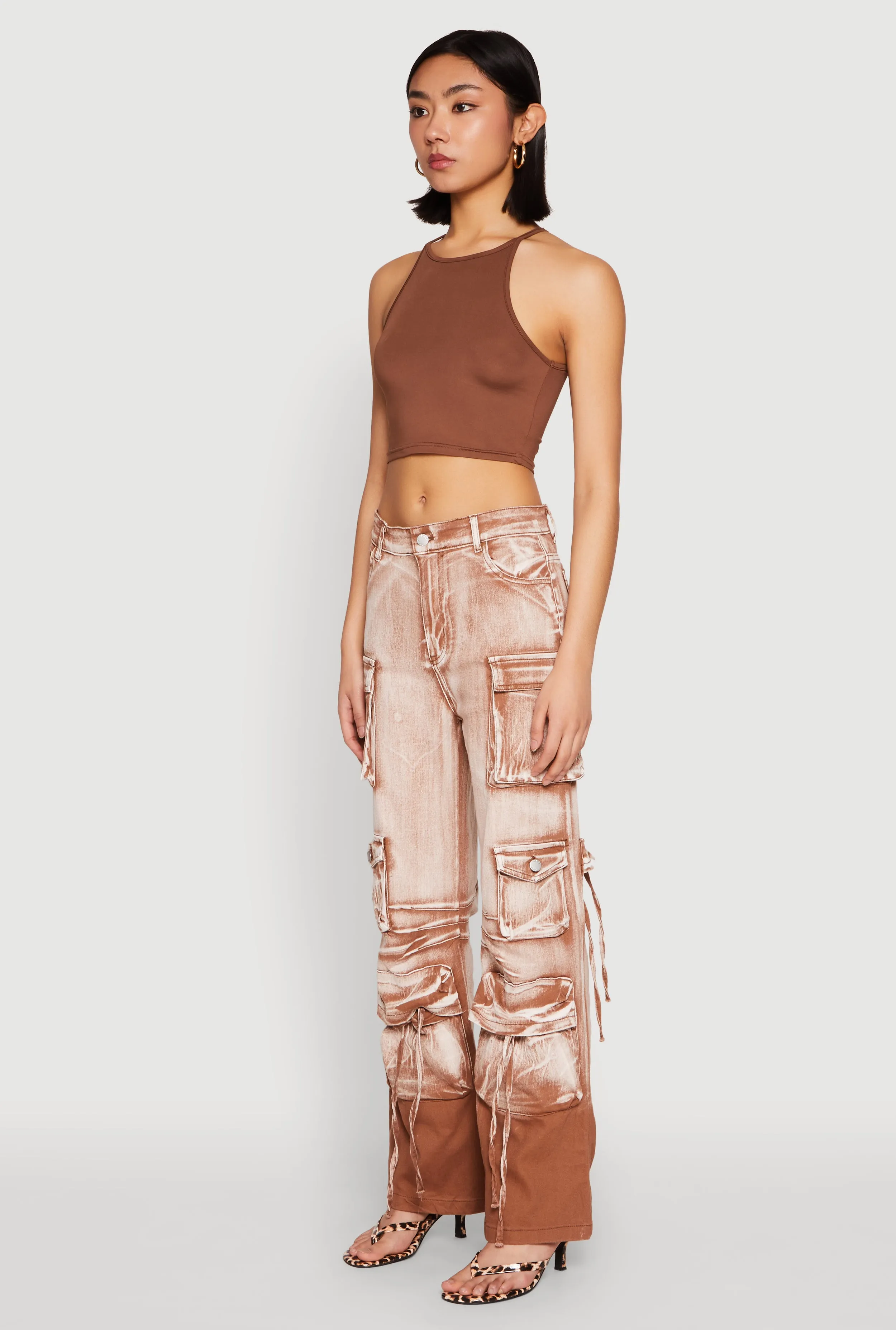 Daisy Mineral Wash Cargo Baggy Jeans sold by Rainbow product image thumbnail 3