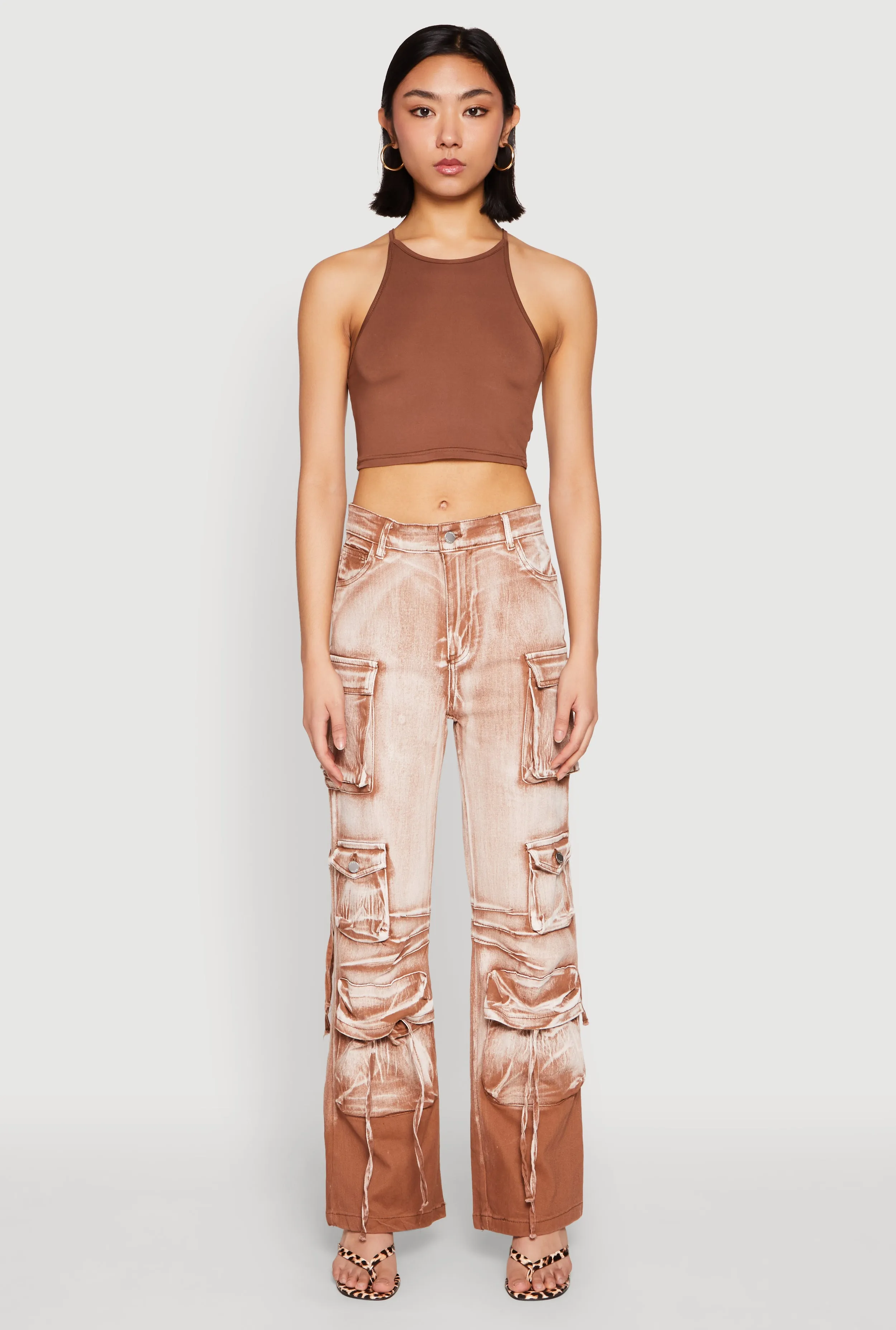 Daisy Mineral Wash Cargo Baggy Jeans sold by Rainbow product image thumbnail 2