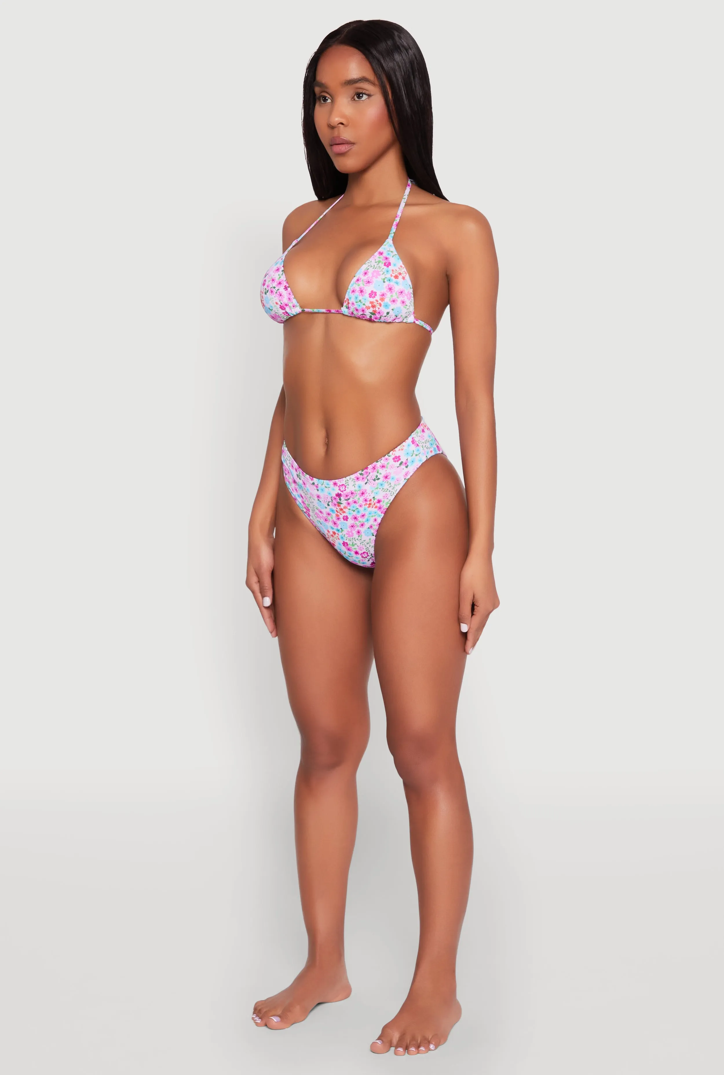 Floral Print Hipster Bikini Bottoms sold by Rainbow product image thumbnail 5