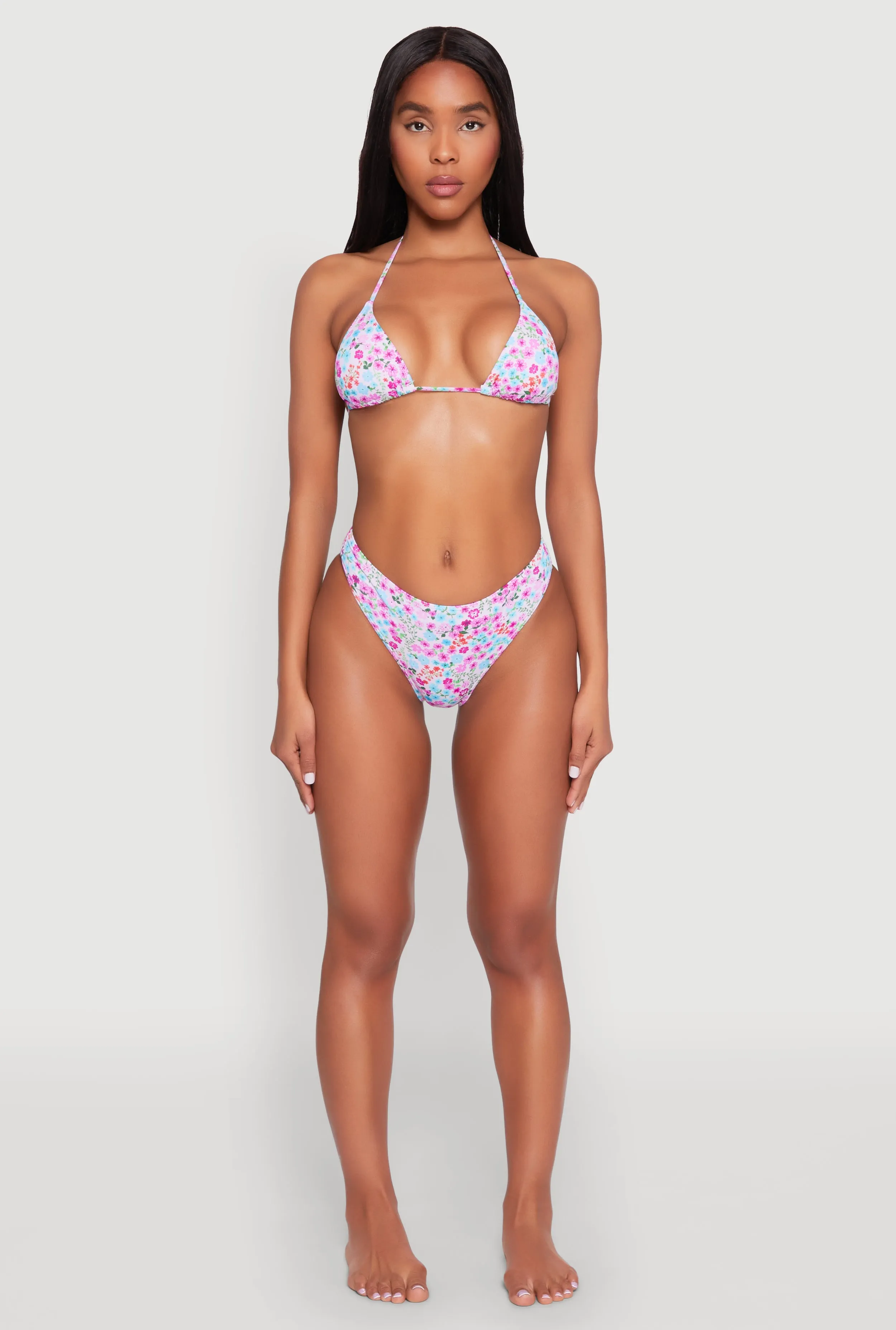 Floral Print Hipster Bikini Bottoms sold by Rainbow product image thumbnail 3