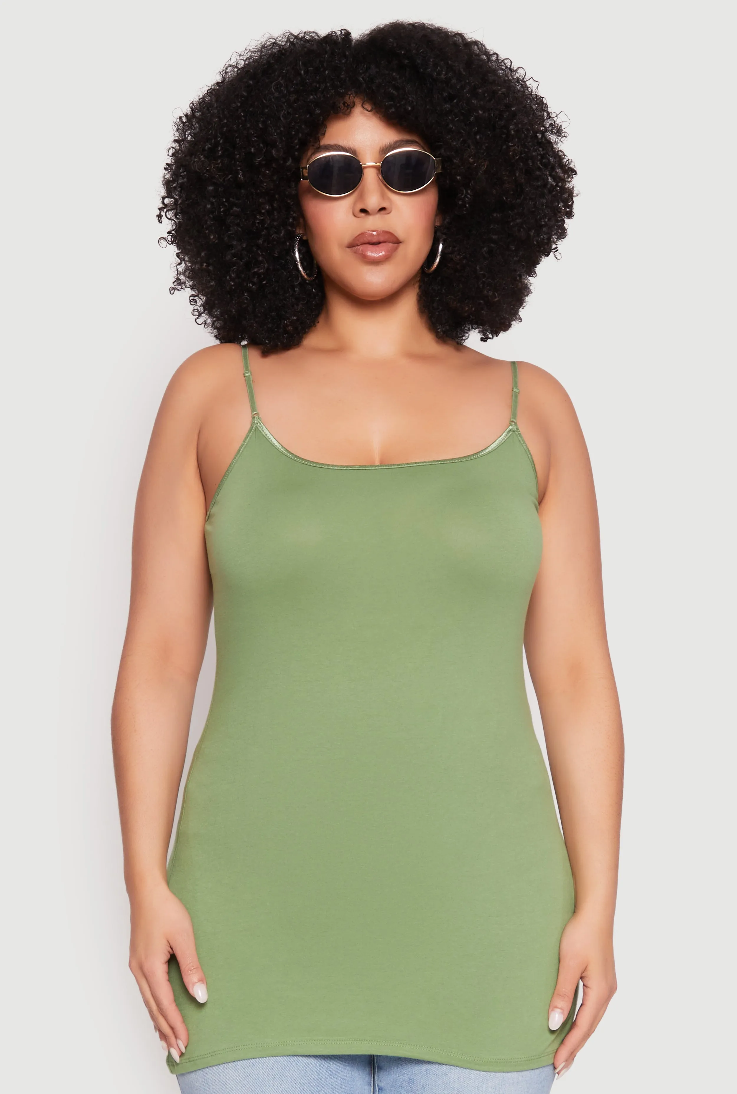 Plus Size Scoop Neck Cami sold by Rainbow product image thumbnail 2