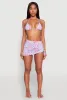 Daisy Print Ruched Cover Up Skirt sold by Rainbow