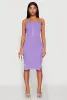 Ribbed Knit Faux Pearl Detail Tube Dress sold by Rainbow