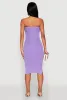 Ribbed Knit Faux Pearl Detail Tube Dress sold by Rainbow