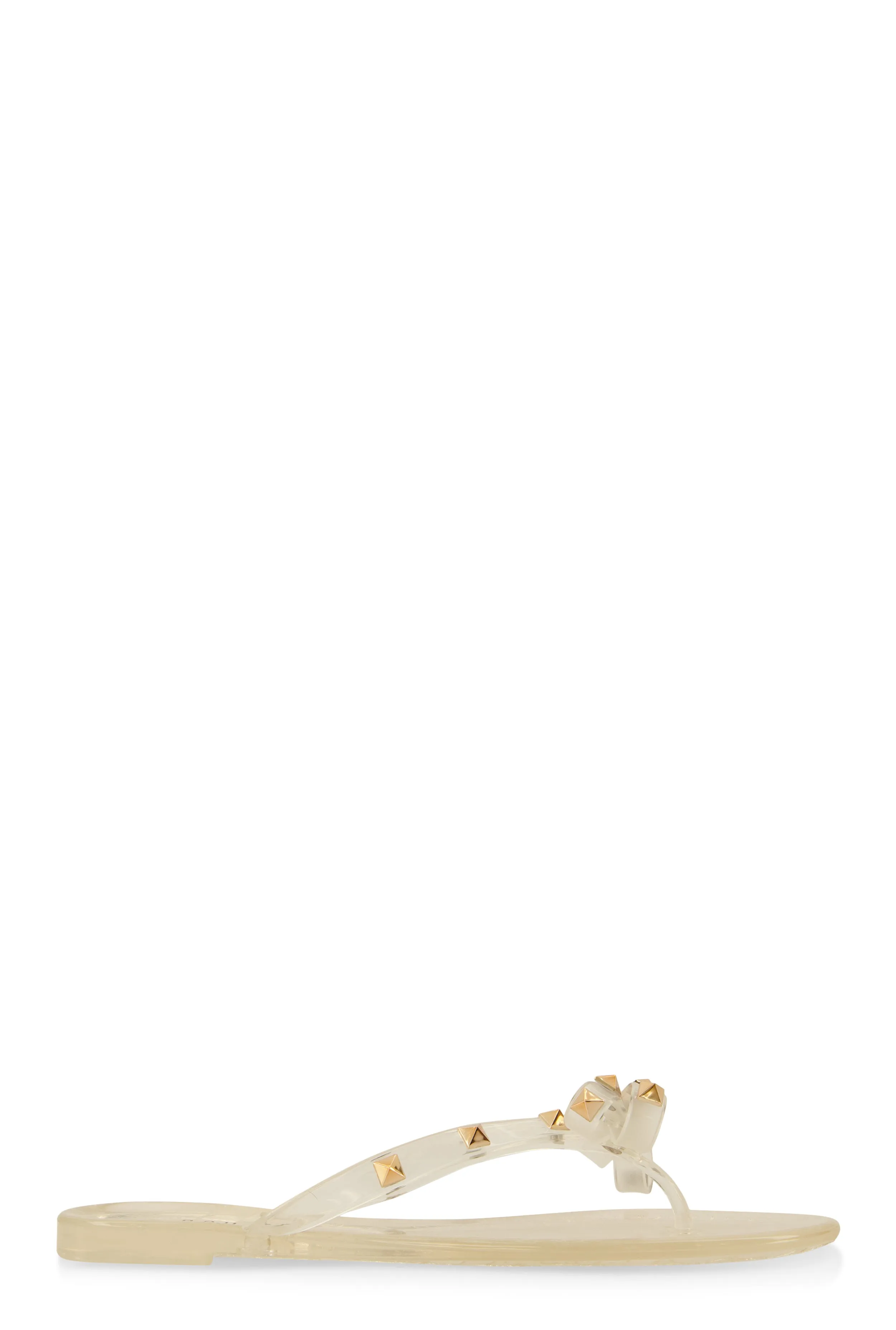 Bow Studded Jelly Thong Slide Sandals sold by Rainbow product image thumbnail 2