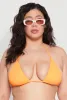 Plus Size Halter Neck Bikini Top sold by Rainbow