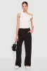 Textured Knit Tie Strap One Shoulder Top sold by Rainbow