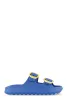 Double Buckle Band Slide Sandals sold by Rainbow