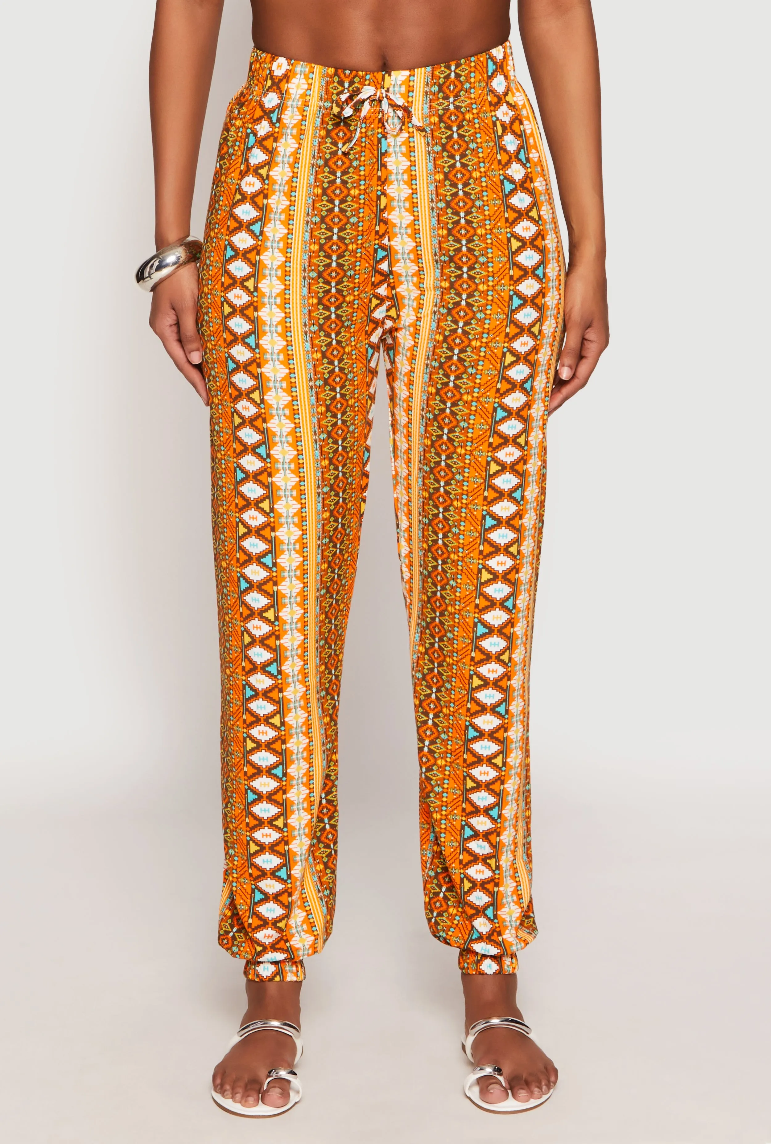 Boho Border Print Joggers sold by Rainbow product image thumbnail 4