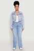Plus Size WAX Cropped Jean Jacket sold by Rainbow