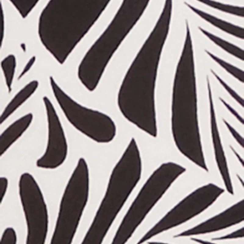 Plus Size Leaf Print Off the Shoulder Jumpsuit sold by Rainbow product image thumbnail 4