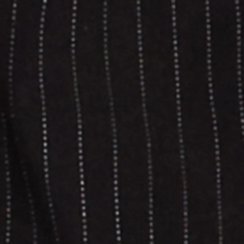 Pinstripe Zip Front Crop Top sold by Rainbow product image thumbnail 4