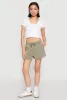 High Waist Drawstring Sweatshorts sold by Rainbow