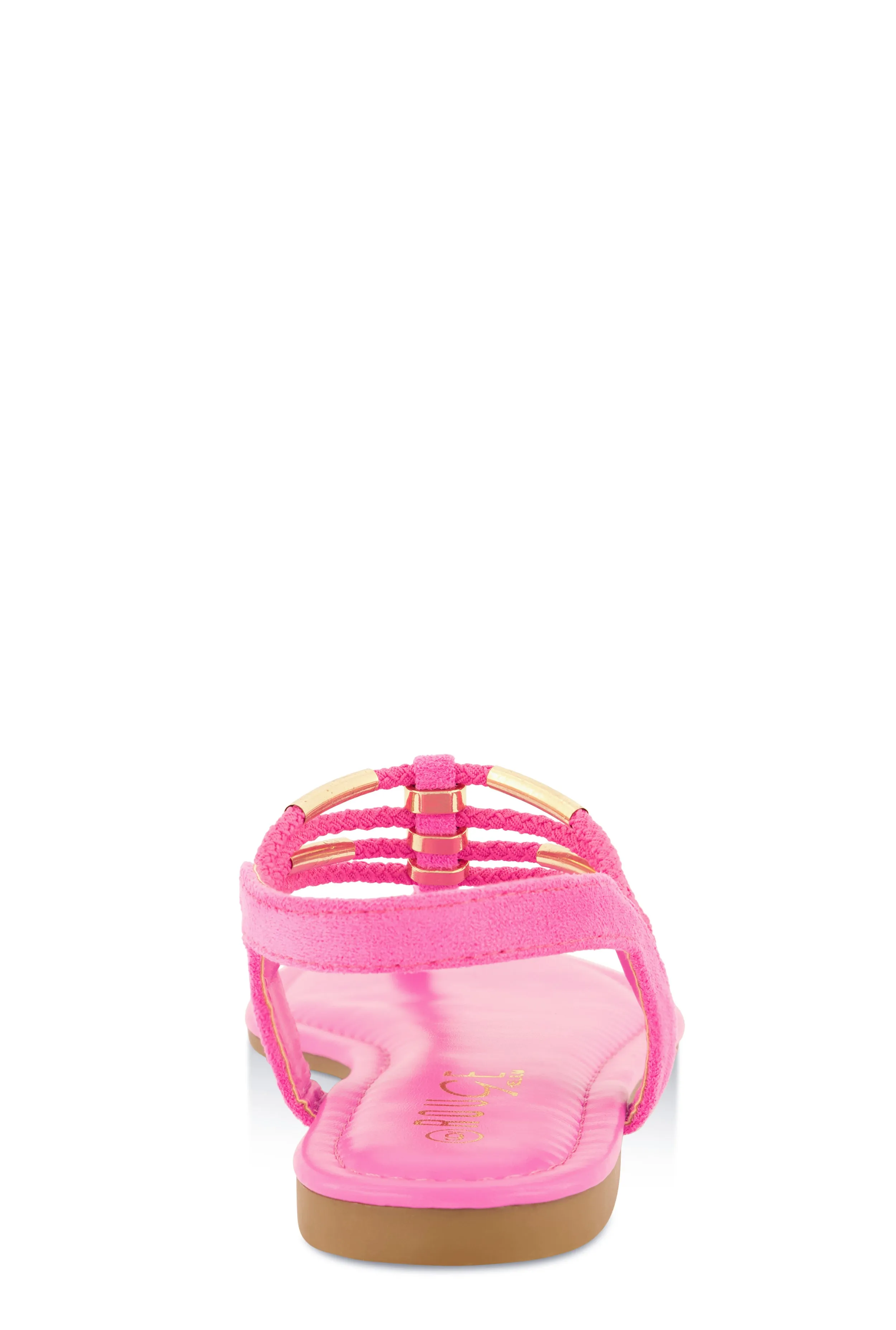 Metallic Detail Corded Thong Sandals sold by Rainbow product image thumbnail 3
